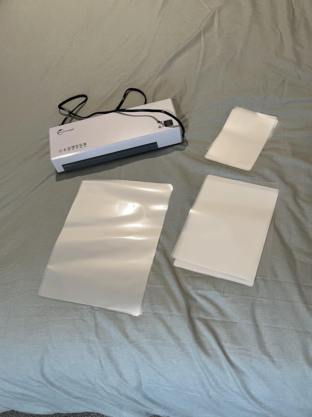 Laminator Machine with 40 Laminating Sheets, A4 Thermal and Cold with Paper Trimmer & Corner Rounder customer photo 1