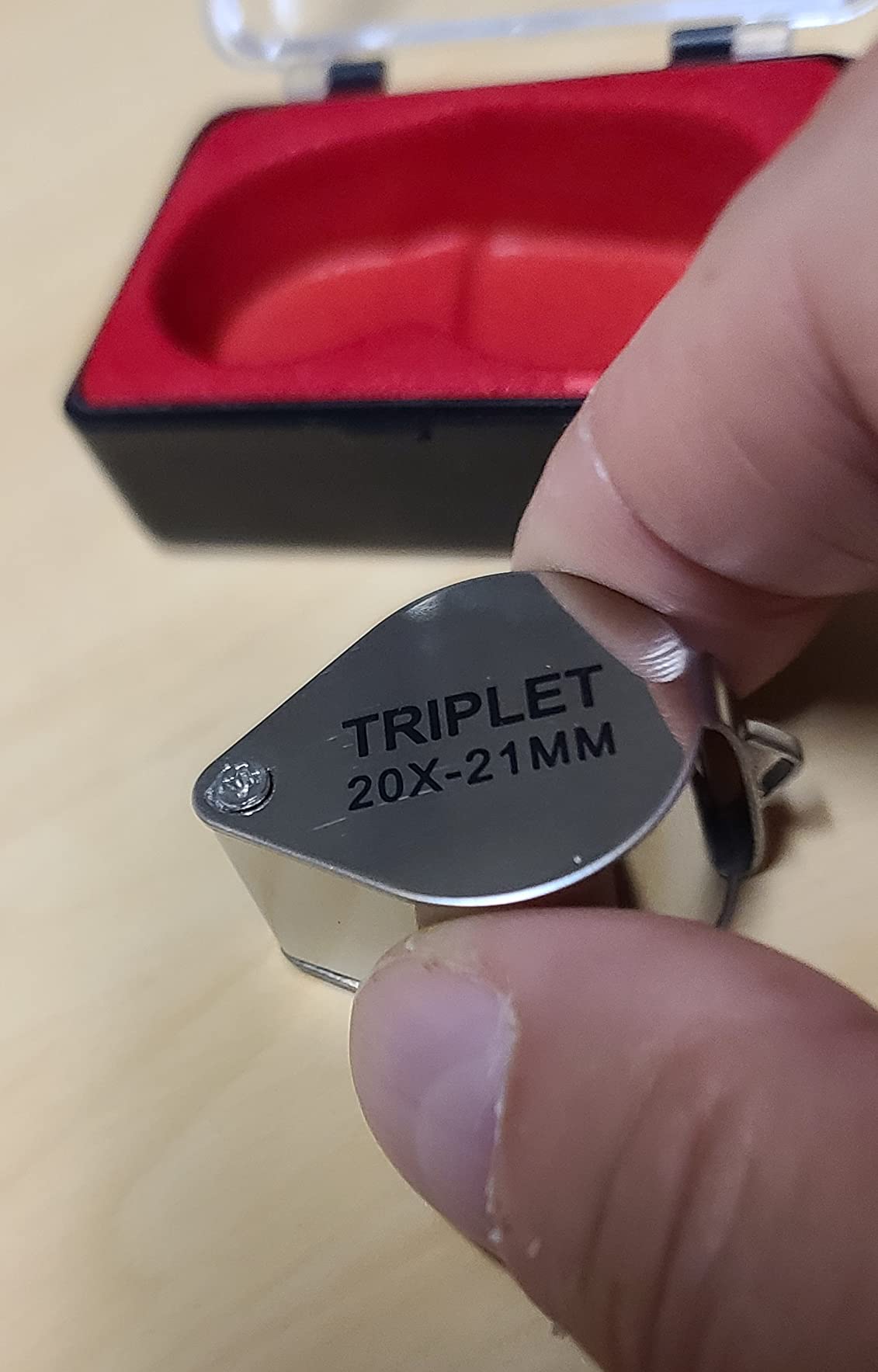 Frienda 3 Pieces Jewelers Eye Loupe Set 10X, 20X and 30X Pocket Jewelry Loupe, Jewelers Eye Magnifying Glass Magnifier for Jewelry Coins Gems Stamps Watches Supplies customer photo 1