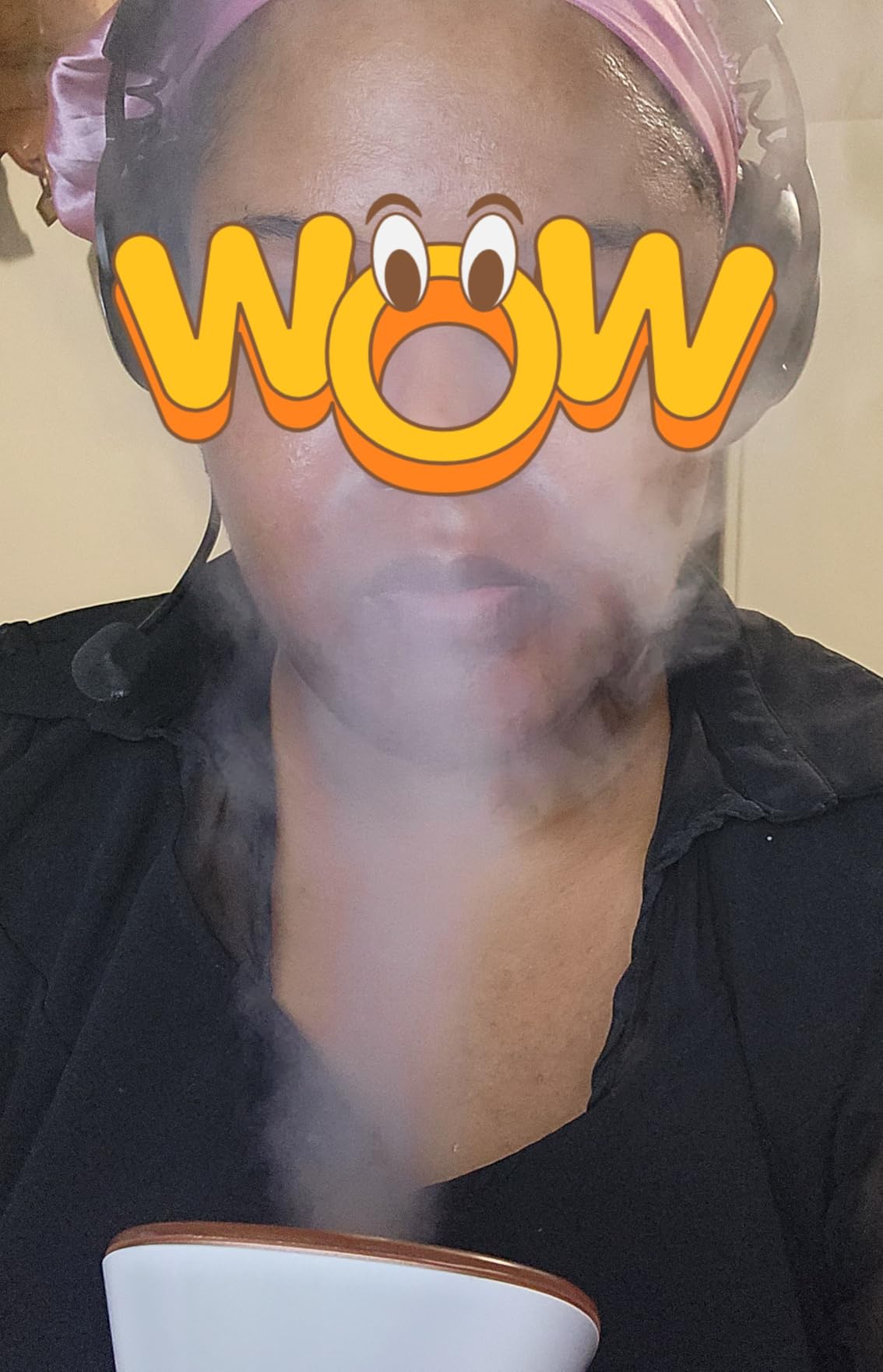 Colorfarm Facial Steamer Nano Ionic: Face Steamer Deep Cleaning Unclogs Pores - Humidifier Hot Mist Home Sauna Spa for Women Men Sinuses Moisturizing customer photo 1