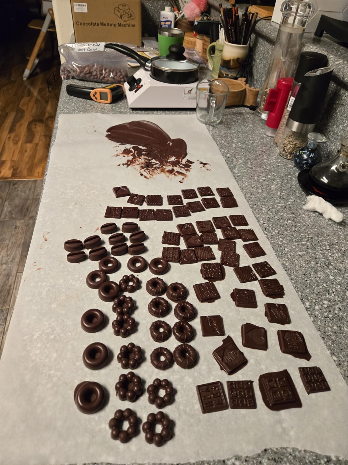 Dyna-Living Chocolate Melting Pot Dual Chocolate Tempering Machine for Melting Chocolate, 80W Chocolate Melting Machine Electric Chocolate Melter Pot for Home, Chocolate Fondue Pot customer photo 1