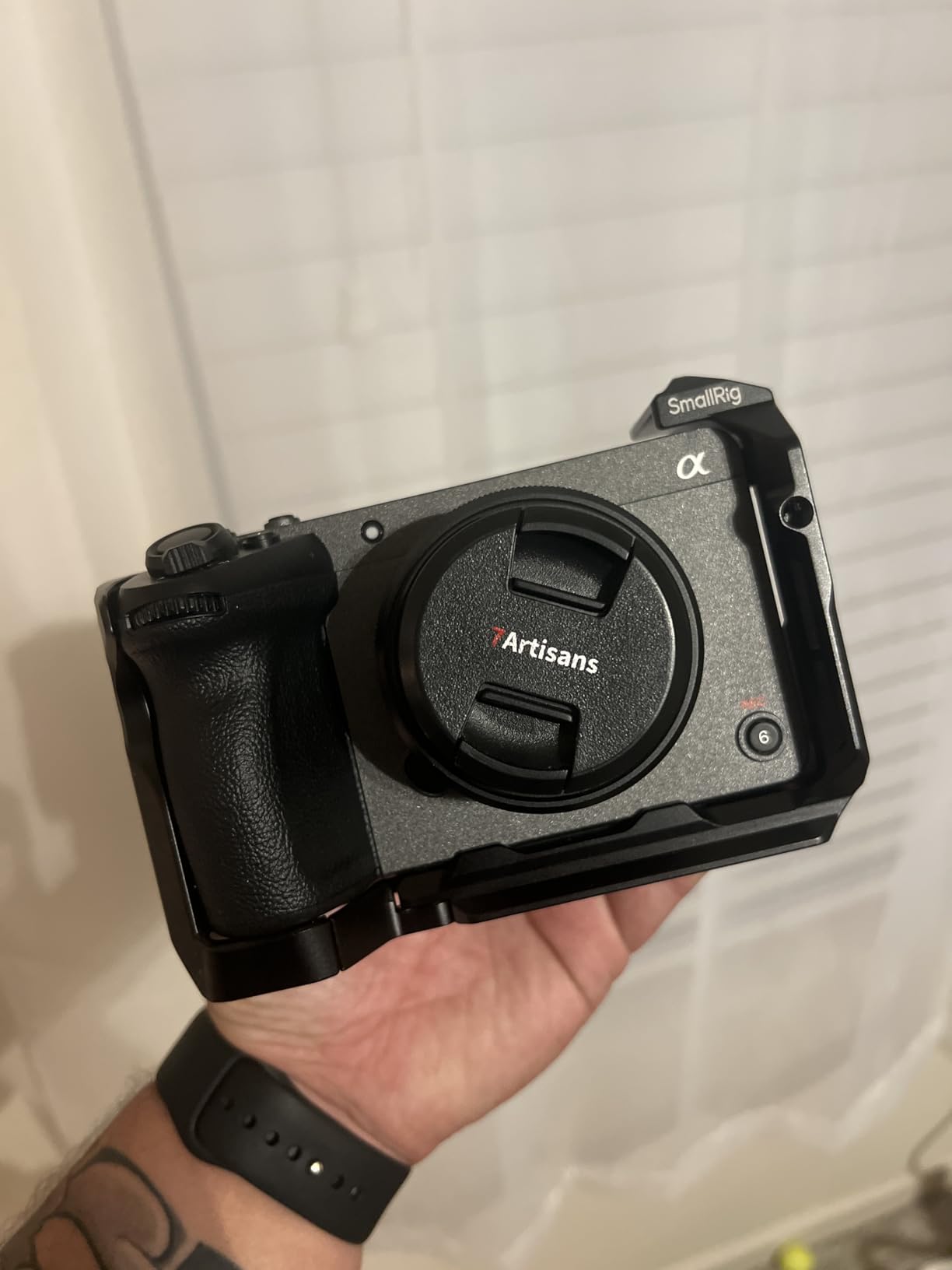 SmallRig Cage for Sony FX30 FX3 FX3A with Cable Clamp for HDMI, Classic Bright Black Surface, Included Cold Shoe and NATO Rail, Modular Design Compatible with Original XLR Handle customer photo 2