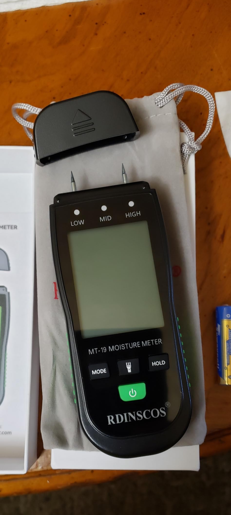 Wood Moisture Meter for Wood, Like Hardwood and Softwood Replaceable Pin Moisture Tester with Batteries customer photo 2