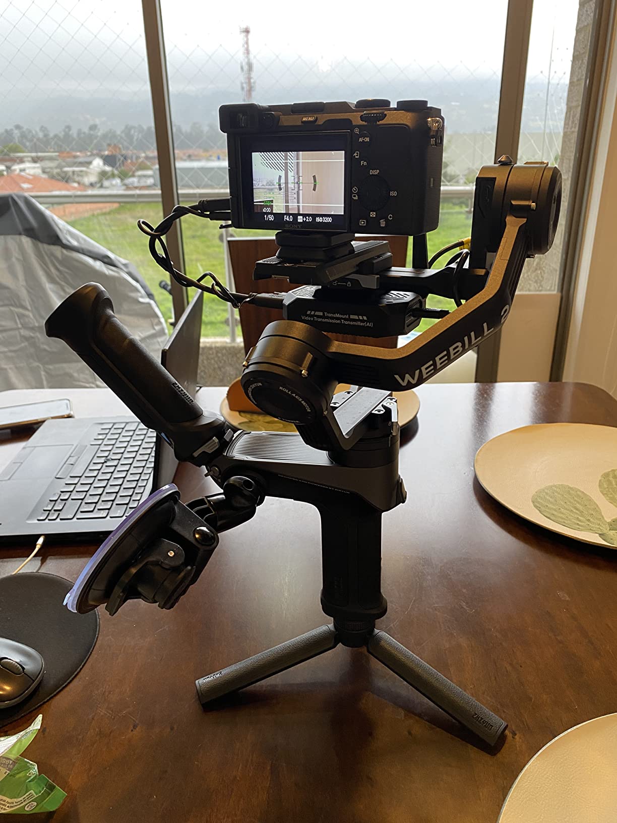 Zhiyun Weebill 2 Pro, 3-Axis Gimbal Stabilizer for DSLR and Mirrorless Camera, Nikon Sony Panasonic Canon Fuji Blackmagic 6K 4K, 2.88