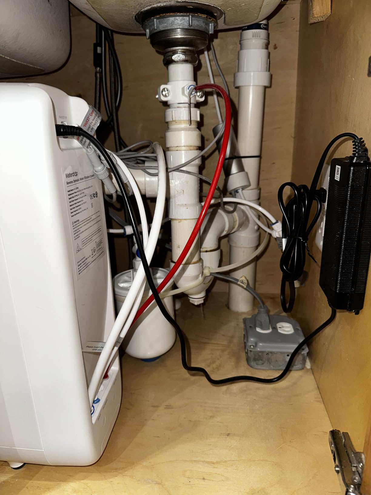 Waterdrop G3P800 Reverse Osmosis System, 800 GPD Fast Flow, NSF/ANSI 42 & 53 & 58 & 372 Certified, 3:1 Pure to Drain, Tankless Under Sink RO Water Filter System customer photo 2