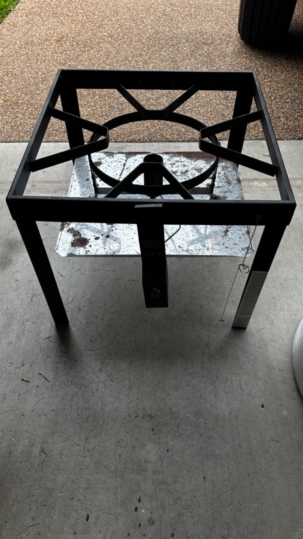 Creole Feast SBK0801 80 Qt Seafood Boiling Kit with Strainer, Outdoor Seafood Boil Pot and Basket with 100,000 BTUs Propane Burner and 10 PSI Regulator, Black & Silver customer photo 1