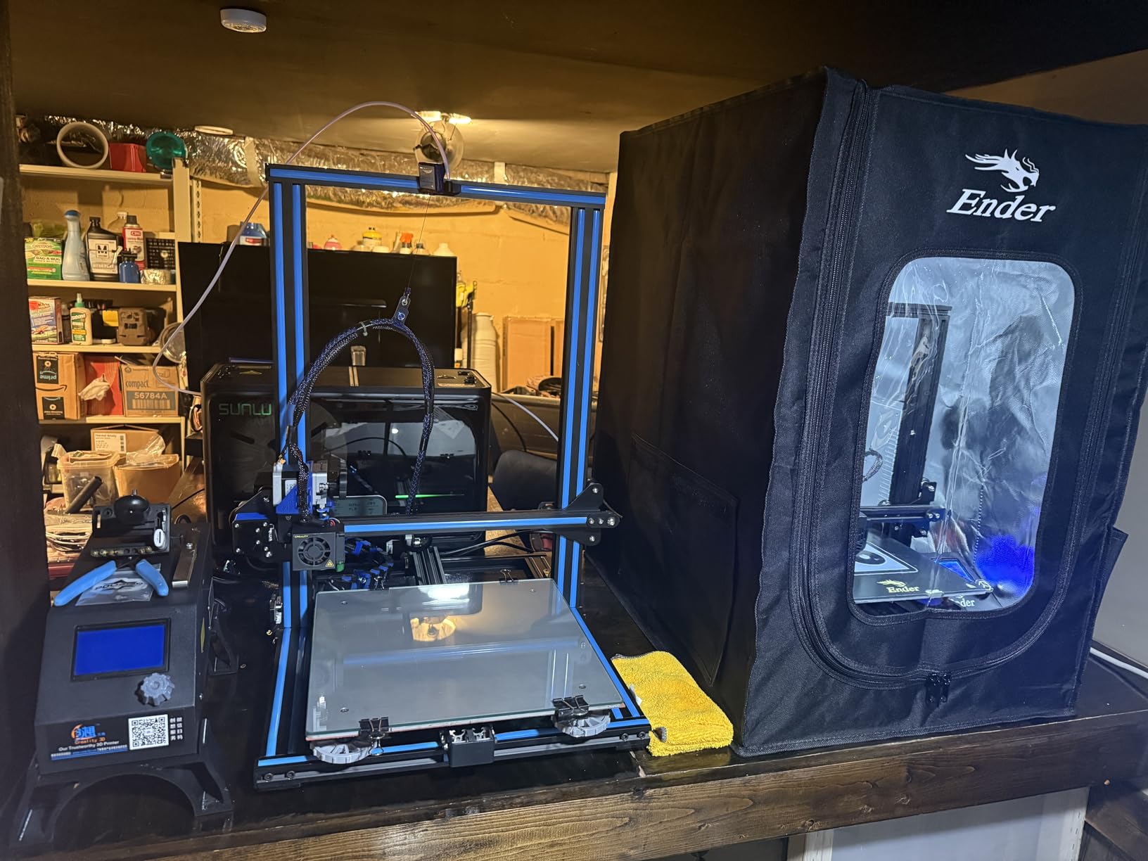 Creality 3D Printer Enclosure Fireproof and Dustproof Tent Constant Temperature Protective Cover Room for Creality Ender 3V2/Ender 3V2 Neo/Ender 3S1/Ender 3Pro/Ender 3 3D Printer customer photo 1