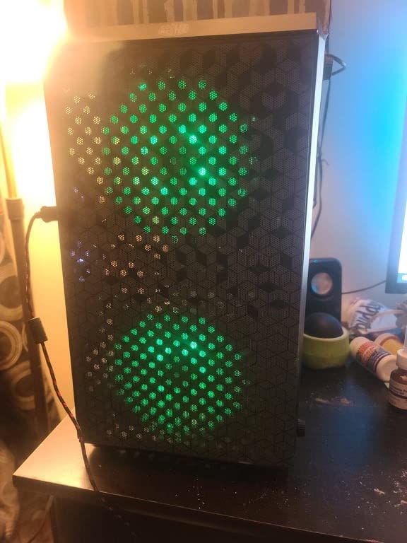 AVGPC Q-Box Series Gaming PC - AMD Ryzen 5 5600GT 6-Core 3.9 GHz with AMD Radeon Graphics with Liquid Cooler 16GB DDR4 500GB SSD Windows 11, Black customer photo 2