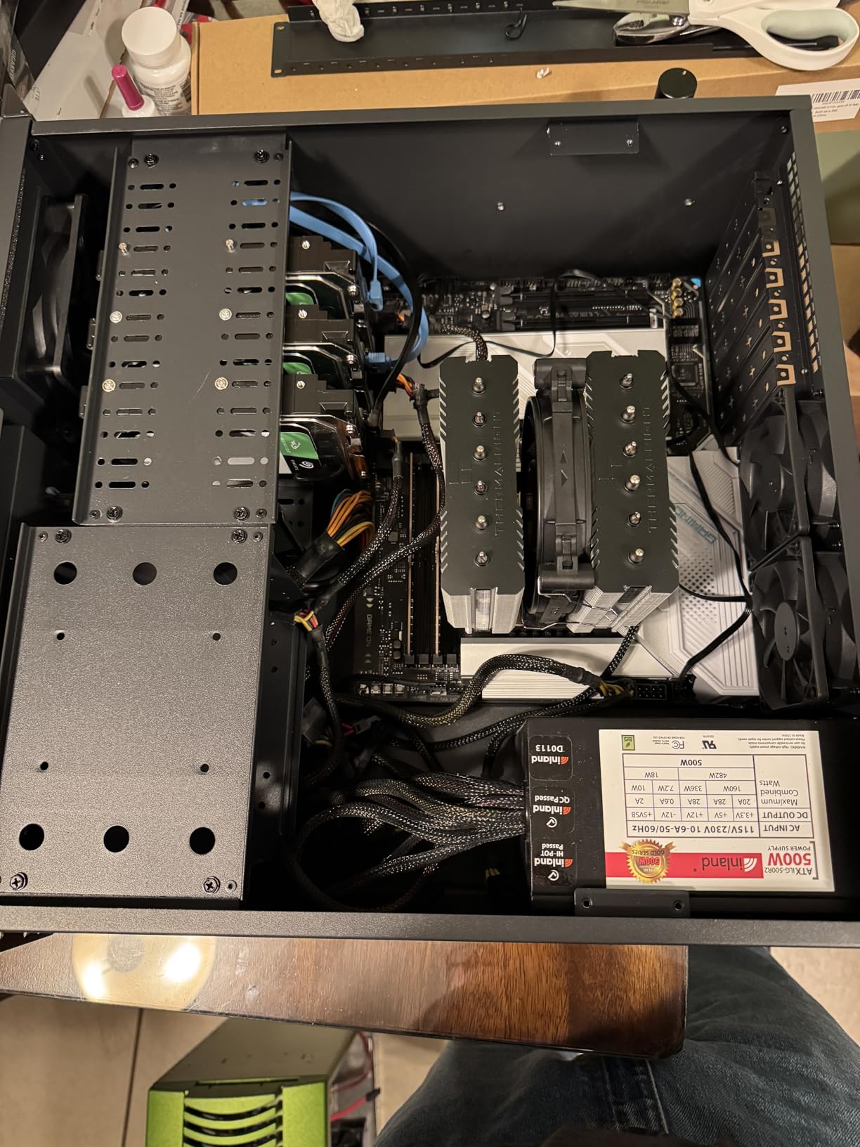 Rosewill 4U Server Chassis Rackmount Case | 7 x 3.5 Bays, 2 x 5.25 Devices| ATX, CEB Compatible | 1 x 120mm PWM Fan, 2 x 80mm PWM Fans | 2 x USB 3.0 | Front Panel Lock and Key | - RSV-R4100U customer photo 1