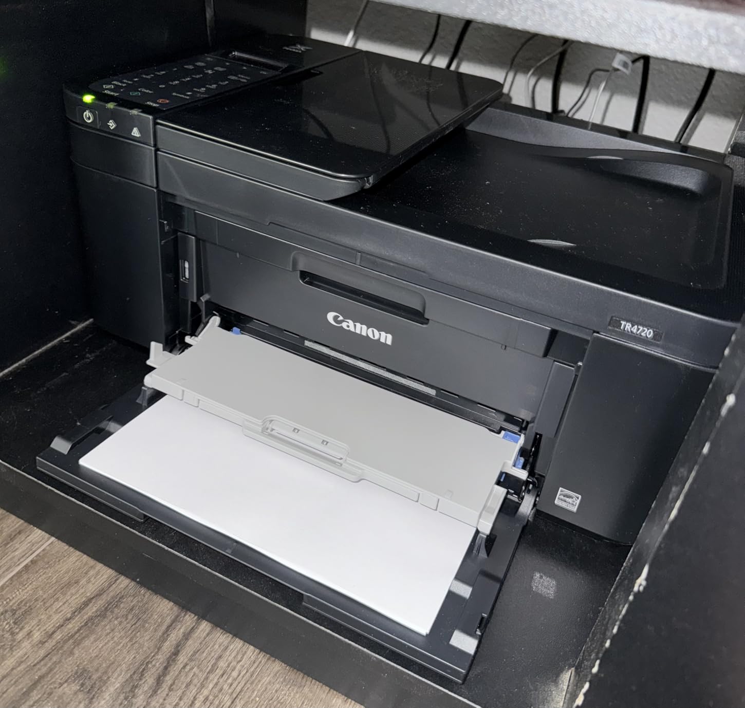 Canon PIXMA TR4720 All-in-One Wireless Printer, Home Use with Auto Document Feeder, Mobile Printing and Built-in Fax, Black customer photo 1