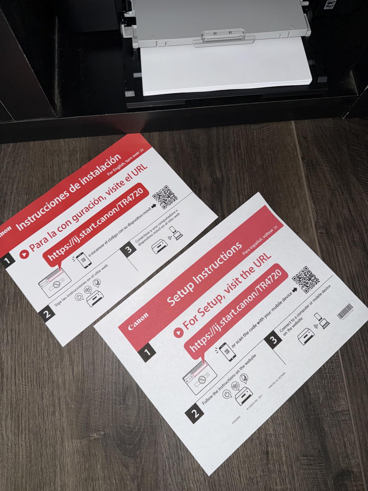 Canon PIXMA TR4720 All-in-One Wireless Printer, Home Use with Auto Document Feeder, Mobile Printing and Built-in Fax, Black customer photo 2