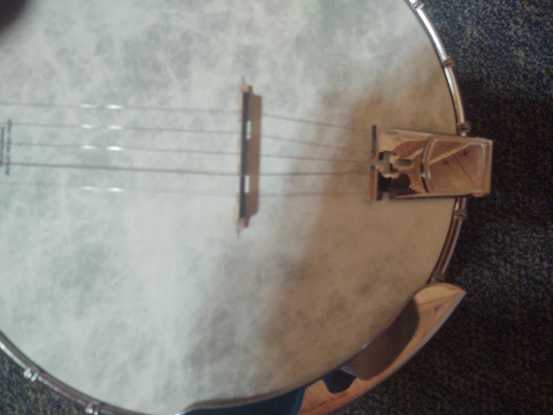 5 String Banjo, Mulucky Full Size with 24 Brackets Banjo, Open Back, Maple Banjos with Remo Head, Geared 5th Tuner, Gift Package with Beginner Kit - MB1101 customer photo 2