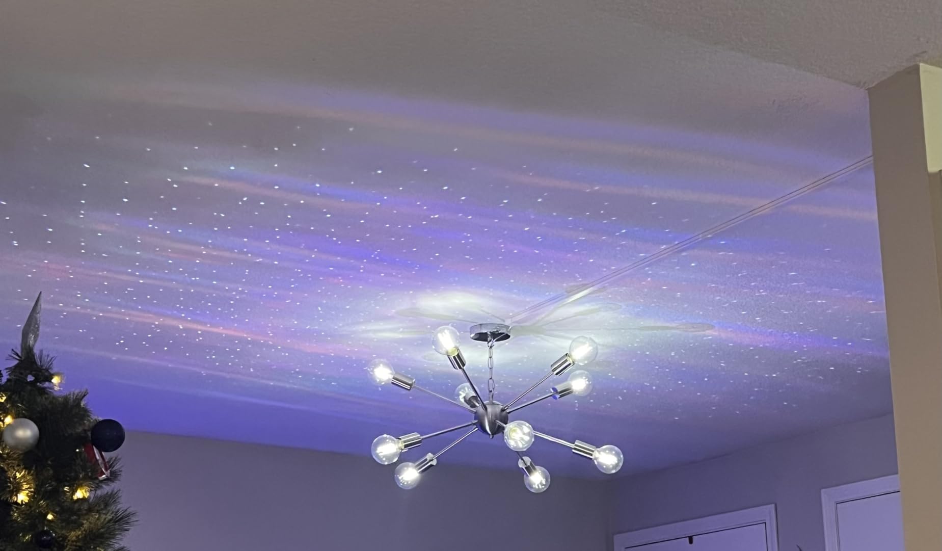 Rossetta Star Projector, Galaxy Projector for Bedroom Nebula Night Light Projector with White Noise, Bluetooth Speaker, Timer and Remote, Room Decor, Gifts for Kids, Adults, Birthday, Party, Easter customer photo 1