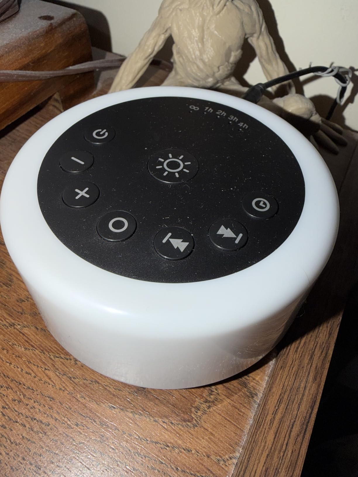 Soother Sleep Sound Machine Night Light White Noise Machine with 30 Soothing Sounds & 12 Color Night Lights for Baby Kids Adults Brown Noise Machine with Timer & Continuous Play for Home Travel Office customer photo 1