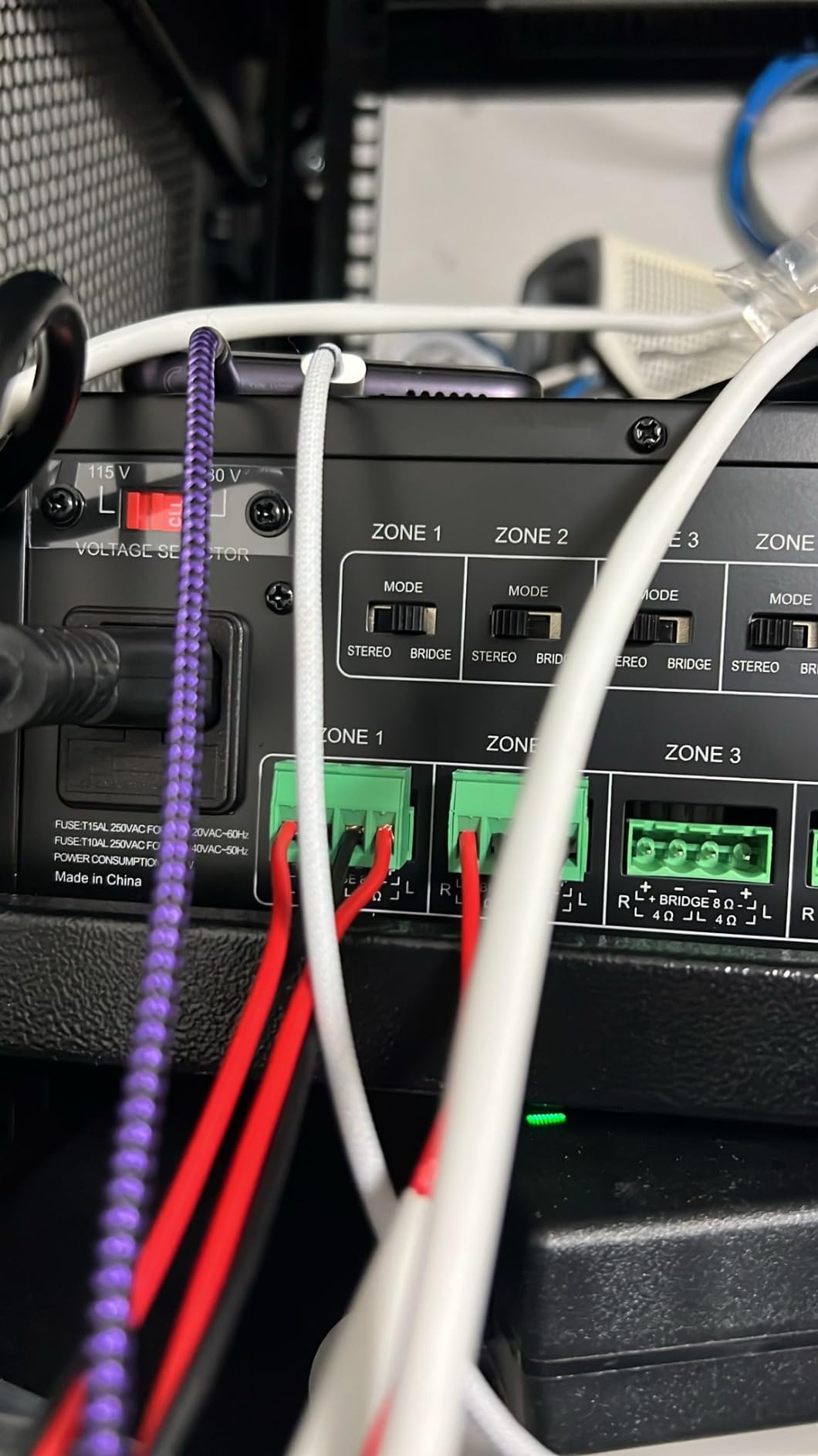 Dayton Audio DAX88 8-Source 8-Zone Bridgeable Distributed Audio Matrix Amplifier with Integrated Wi-fi and Mobile App - 75 WPC at 8 Ohms, 180 WPC at 8 Ohms Bridged - 5 Year Warranty customer photo 2