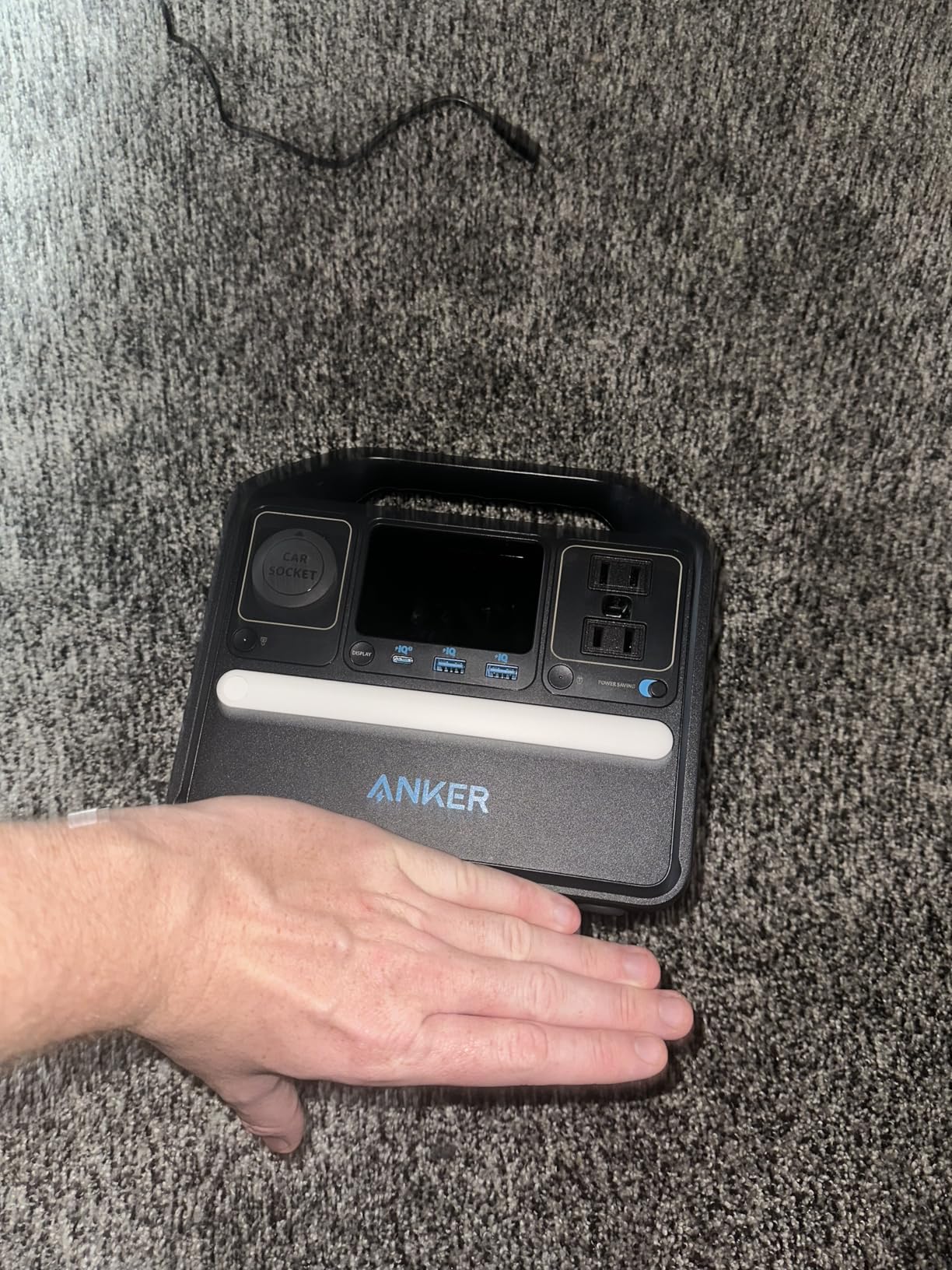 Anker 521 Portable Power Station Upgraded with LiFePO4 Battery, 256Wh 6-Port PowerHouse, 300W (Peak 600W) Solar Generator, 2 AC Outlets, 60W USB-C PD Output, Outdoor Generator customer photo 1