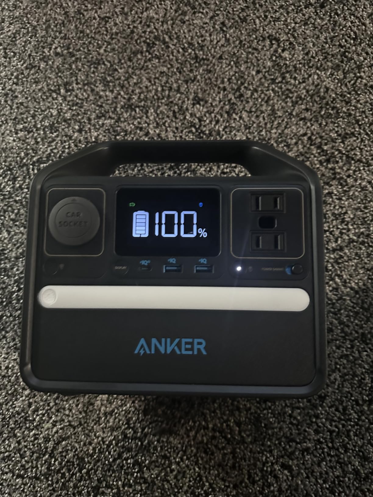 Anker 521 Portable Power Station Upgraded with LiFePO4 Battery, 256Wh 6-Port PowerHouse, 300W (Peak 600W) Solar Generator, 2 AC Outlets, 60W USB-C PD Output, Outdoor Generator customer photo 2