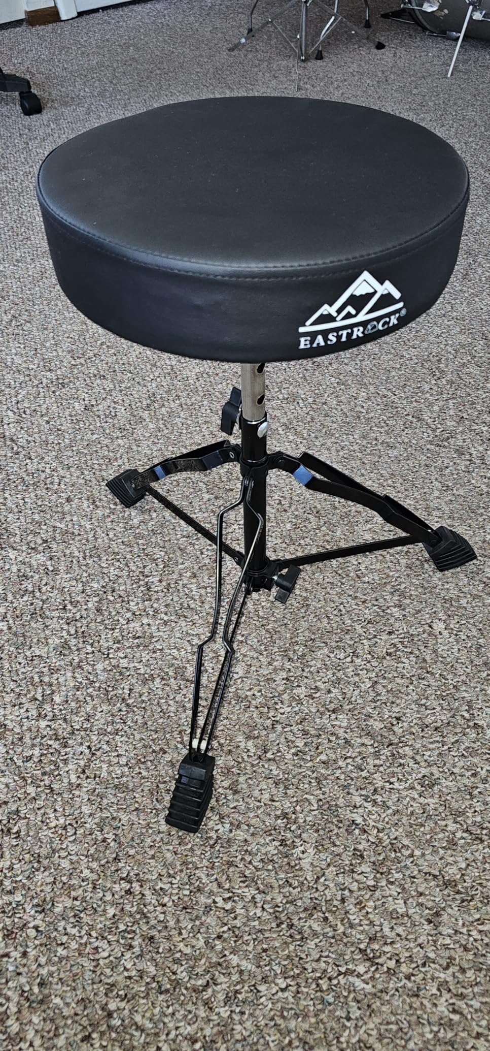 EASTROCK Drum Throne, Padded Drum Seat Drumming Stools with Anti-Slip Feet for Adults and Kids Drummers customer photo 1