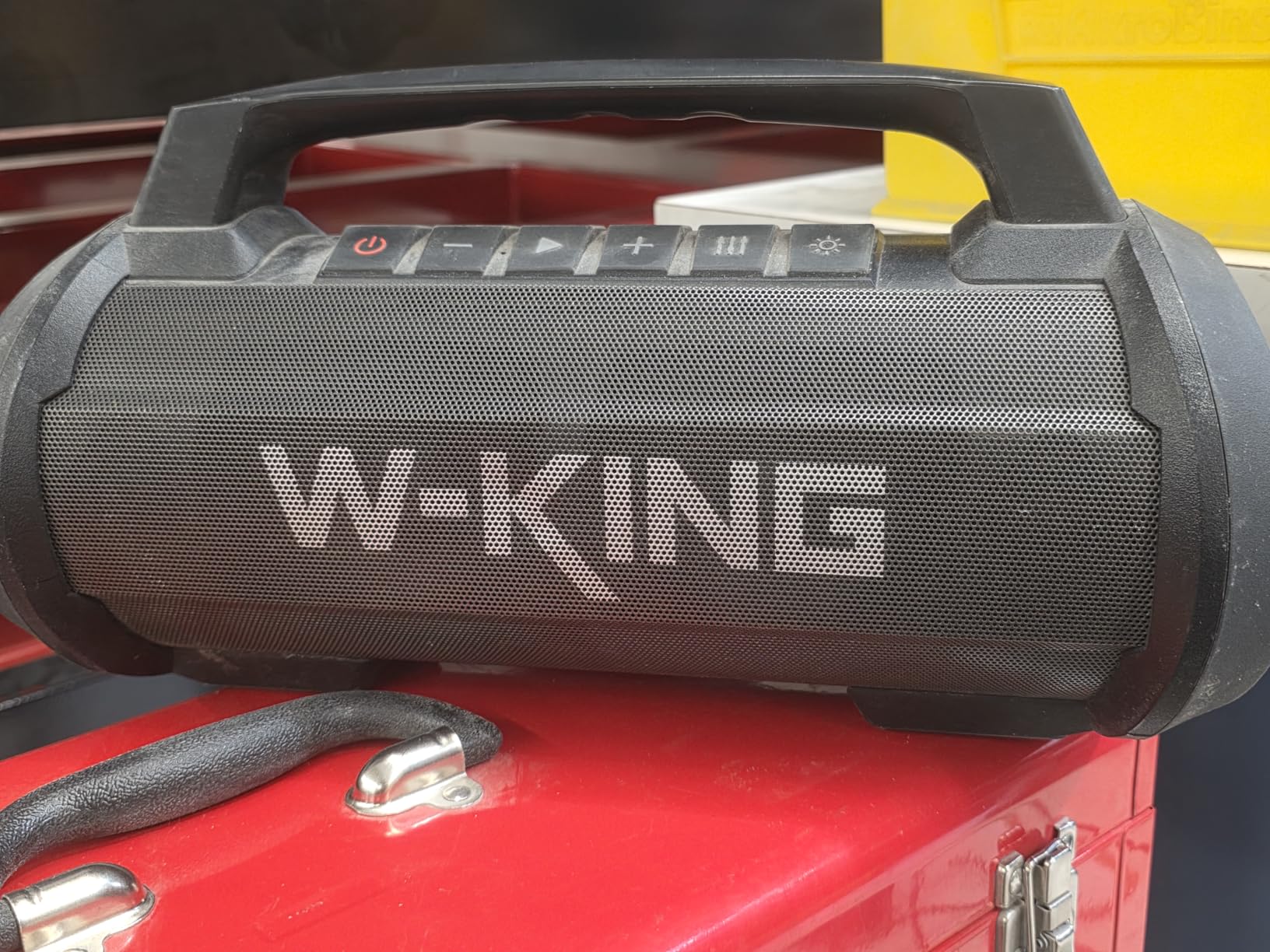 W-KING Portable Speakers Bluetooth Wireless, 120W Max Loudest Bluetooth Speaker, IPX6 Waterproof Outdoor Speaker with 70W Deep Bass/2*Subwoofer/DSP/EQ/42H/LED/MAC-in/TF/2 Pairing, Large Party Boombox customer photo 1