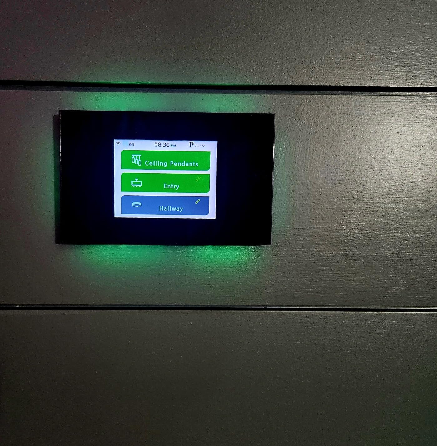 LANBON Smart Light Switch,1/2/3 Gang,3 Way for Whole House, LCD Magic Panel by WiFi Mesh Never be Offline, 2.4G Wi-Fi Smart Switch Compatible with Alexa&Google Home, Neutral Wire Required,L8-HS-White customer photo 1