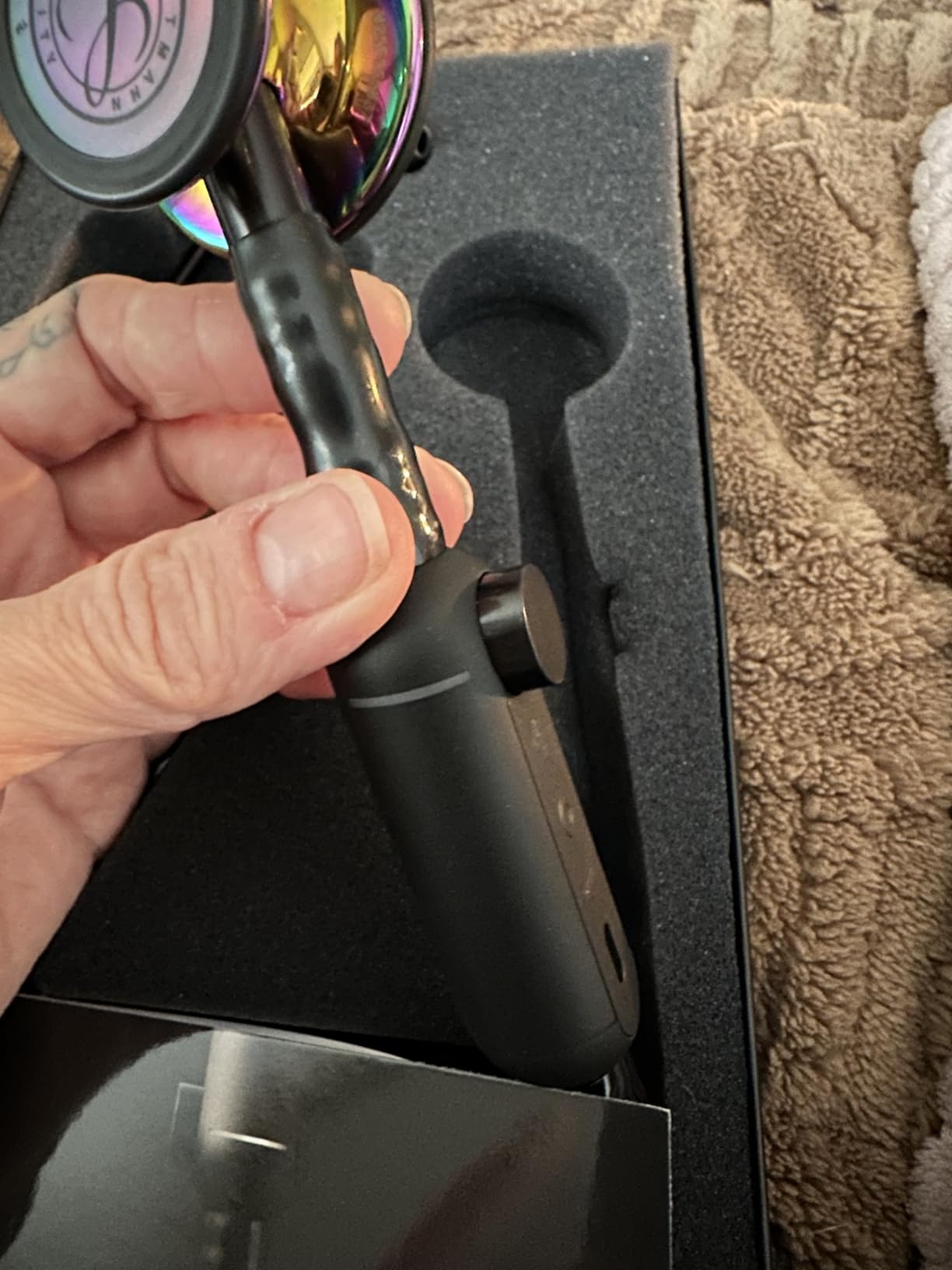 3M Littmann CORE Digital Stethoscope, Our Most Advanced Stethoscope Yet, Up To 40x Amplification, Active Noise Cancellation, In-App Sound Wave Visualization, Mirror-Finish Chestpiece, 8890 customer photo 2