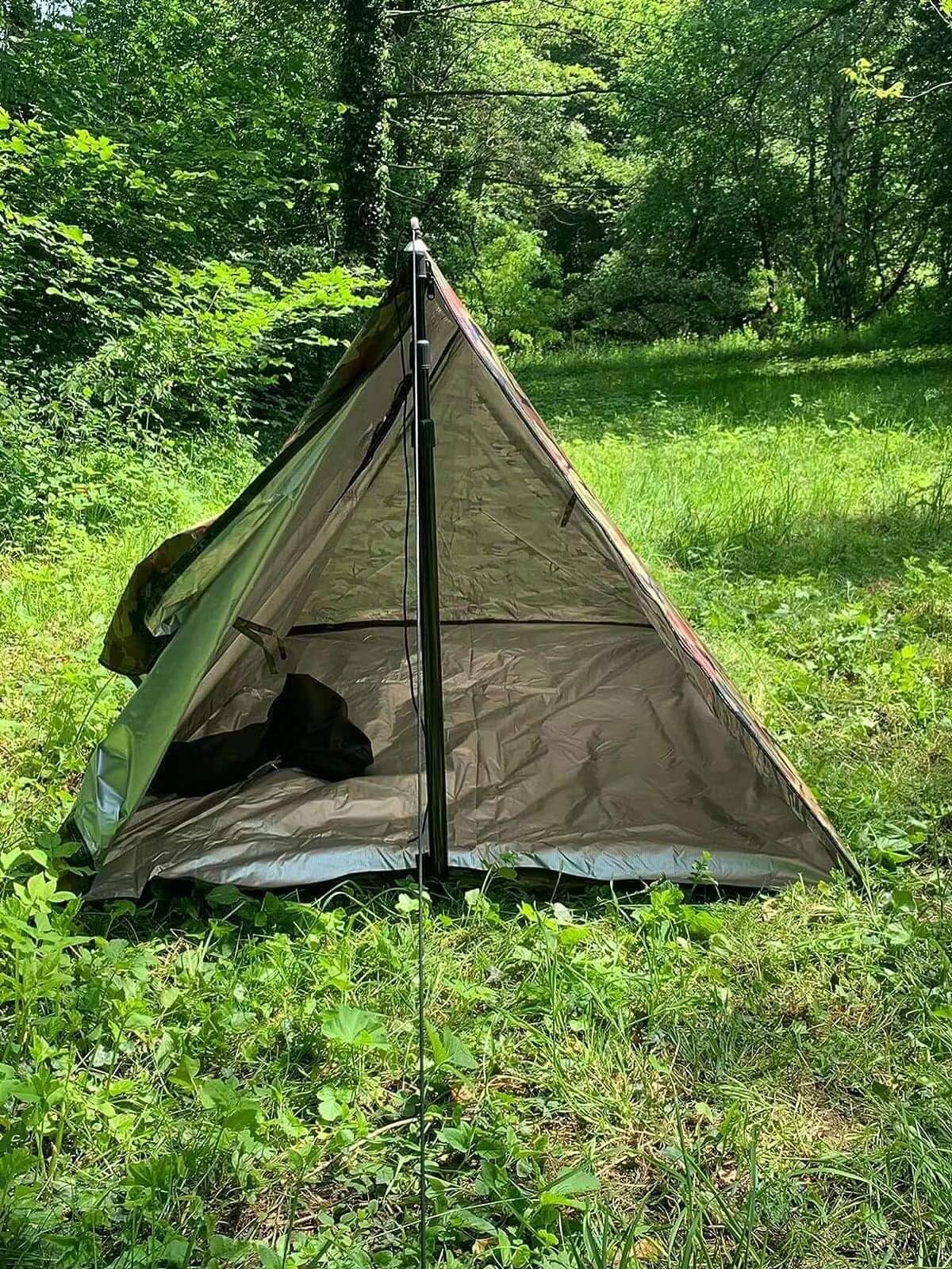 LYN Extra Large Zipper Reusable Survival Emergency Shelter Tent, Thermal Waterproof Fireproof Lightweight Bugout, with Paracord and Stake for Camping, First Aid, Hiking & Bushcraft customer photo 2