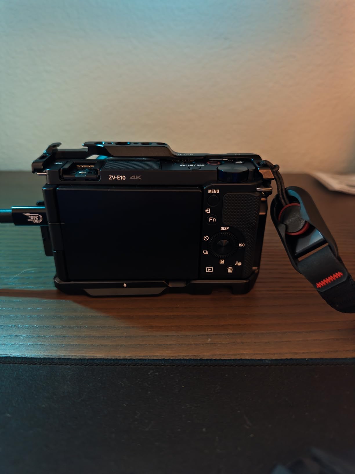 SmallRig ZV-E10 Cage with Silicone Handle and Built-in Threaded Holes, Cold Shoe and Quick Release Plate for Sony ZV-E10 customer photo 1