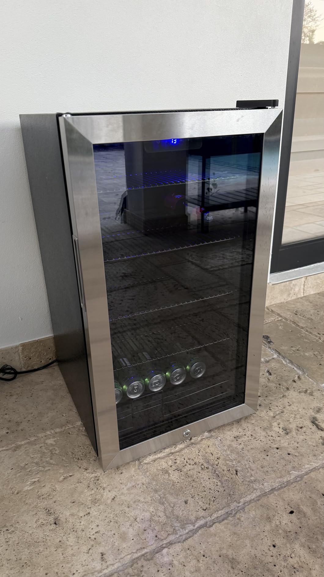 180 Bottles Wine Fridge 24 Inch Dual Zone Wine Cooler Refrigerator Freestanding Wine Refrigerator with Glass Door and Safety Lock, Large Wine Cellar for Home, Office, Kitchen customer photo 1