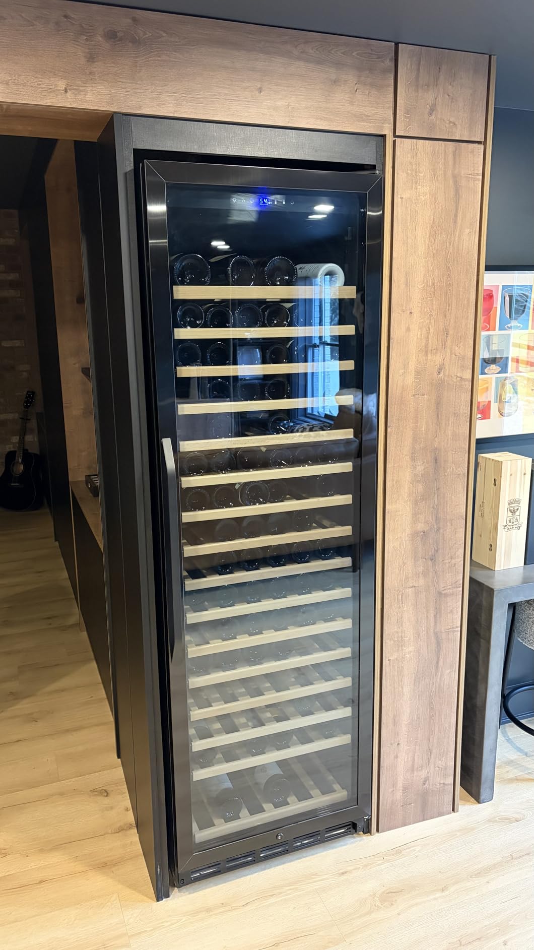 Wine and Beverage Refrigerator Upgraded, 24 Inch Beverage Refrigerator Cooler Dual Zone with Glass Door, Under Counter or Freestanding Beverage Fridge with Large Capacity, Advanced Cooling System customer photo 1