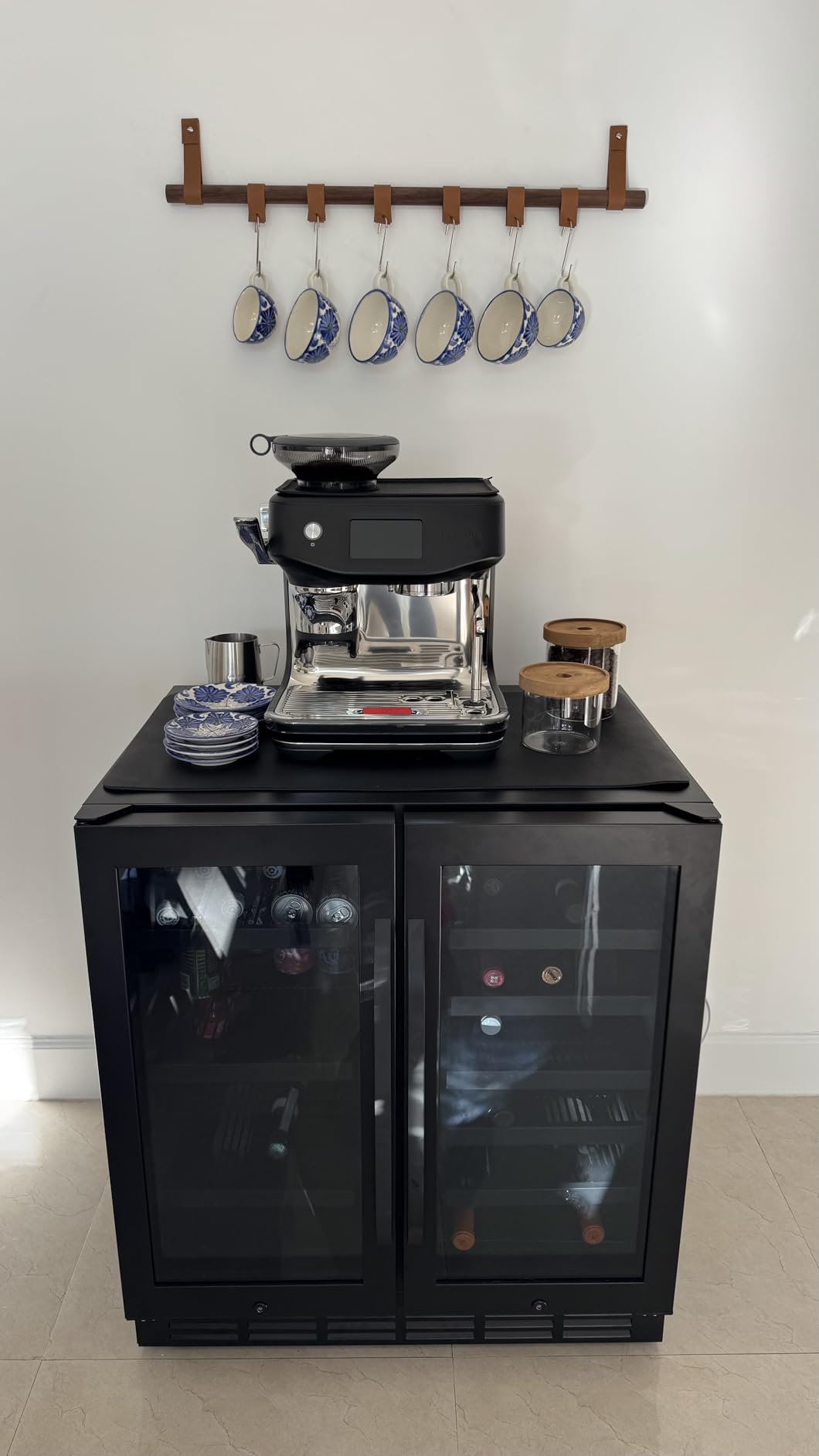 Wine and Beverage Refrigerator Upgraded, 24 Inch Beverage Refrigerator Cooler Dual Zone with Glass Door, Under Counter or Freestanding Beverage Fridge with Large Capacity, Advanced Cooling System customer photo 2