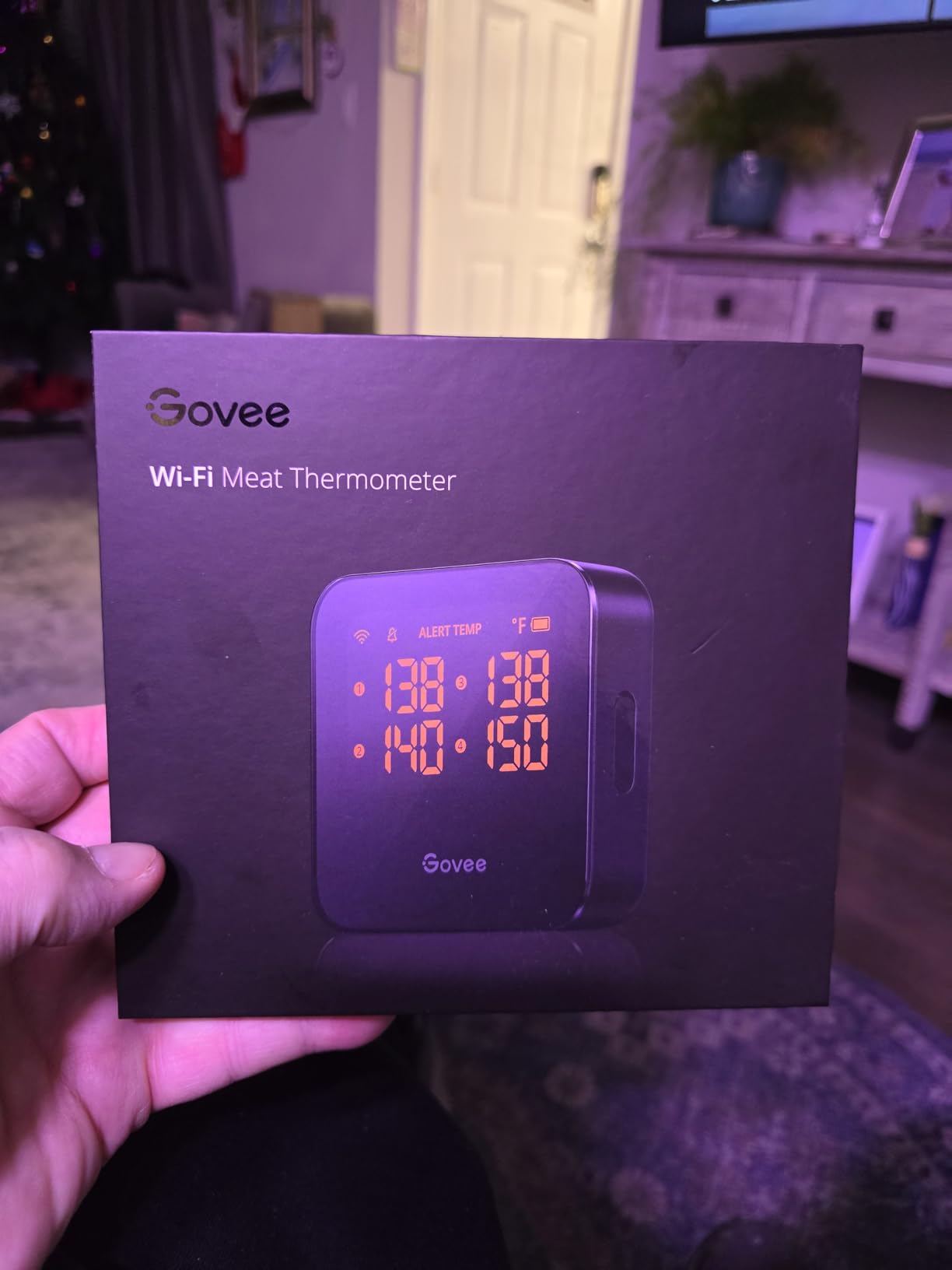 Govee WiFi Meat Thermometer with 4 Probe, Smart Wireless Meat Thermometer with Unlimited Range App Notification Alert, Digital Rechargeable Bluetooth Food Thermometer for Smoker BBQ Grill Oven Kitchen customer photo 1