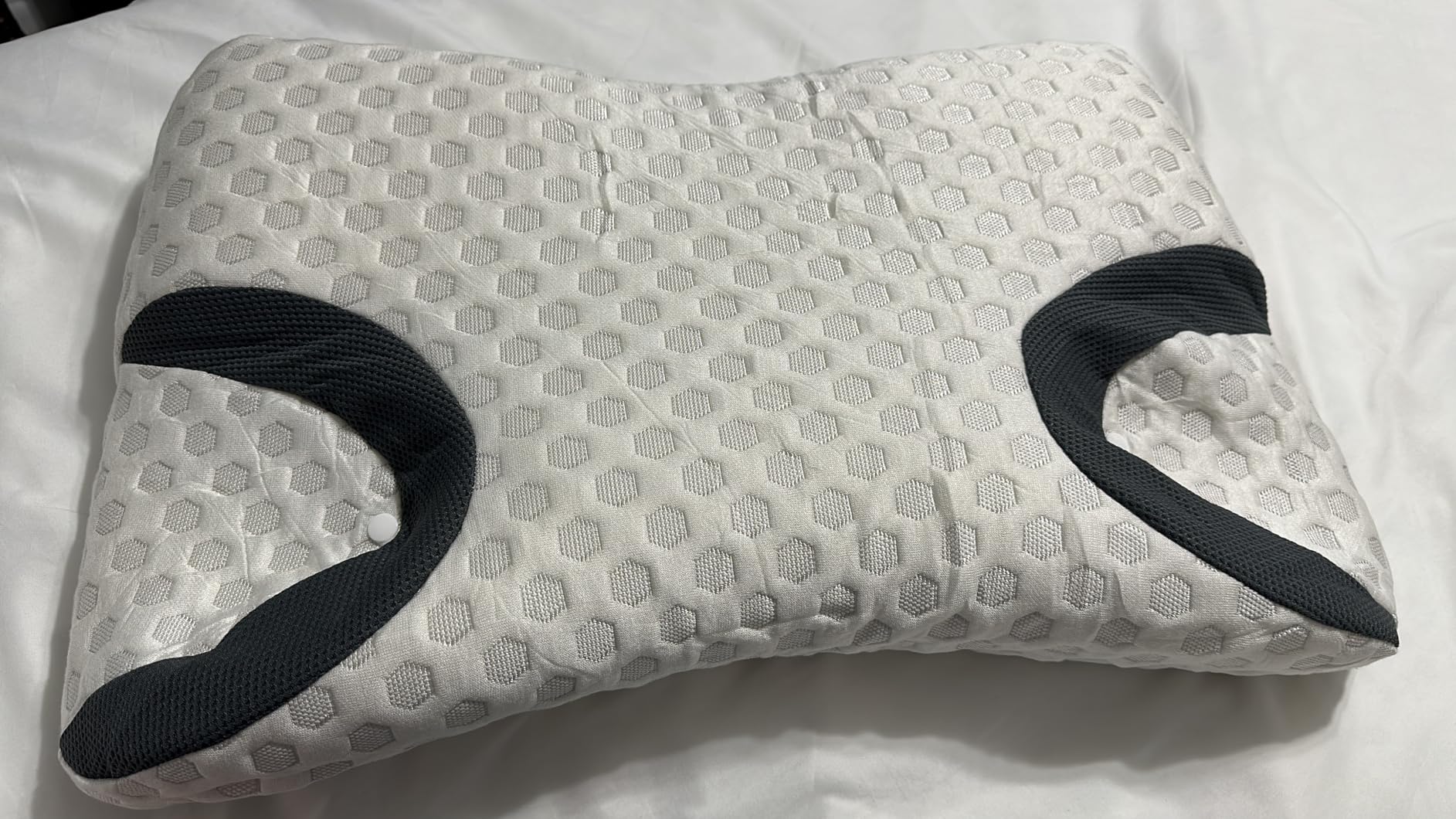IKSTAR CPAP Pillow for Side Sleepers - Fits All CPAP Mask Types - Adjustable Memory Foam with Contoured Cutouts for Side, Back & Stomach Sleepers - Reduces Air Leaks & Mask Pressure a Better Sleep customer photo 2