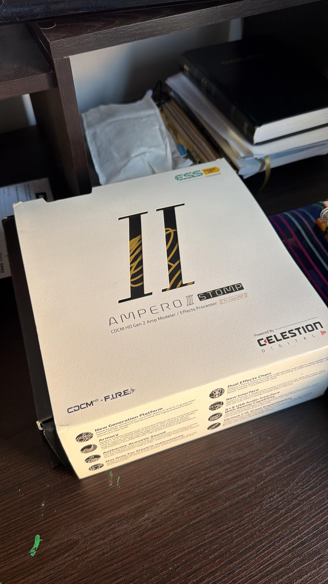 HOTONE Ampero II Stomp Guitar Multi Effects Processor Multi Effects Pedal Touch Screen Guitar Bass Amp Modeling IR Cabinets Simulation customer photo 1