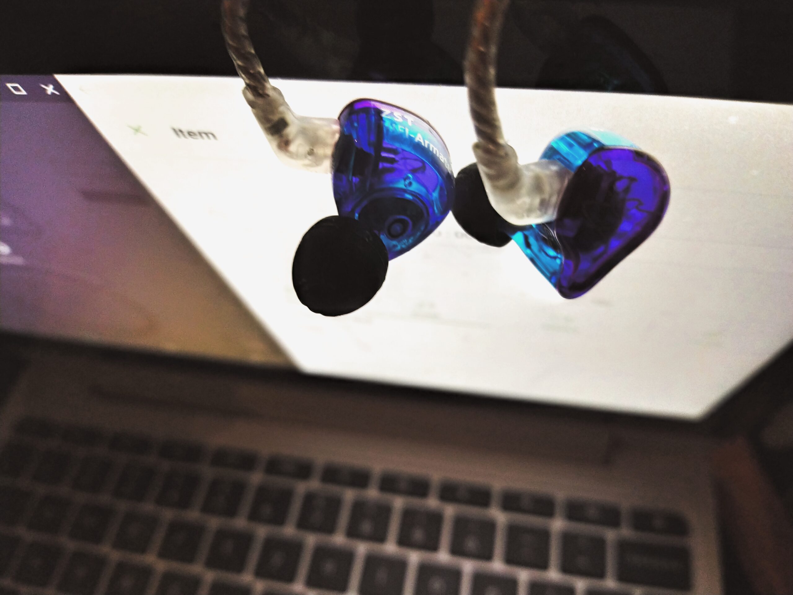 KZ ZST X in-Ear Monitors, Upgraded Dynamic Hybrid Dual Driver ZSTX Earphones, HiFi Stereo IEM Wired Earbuds/Headphones with Detachable Cable for Musician Audiophile customer photo 1
