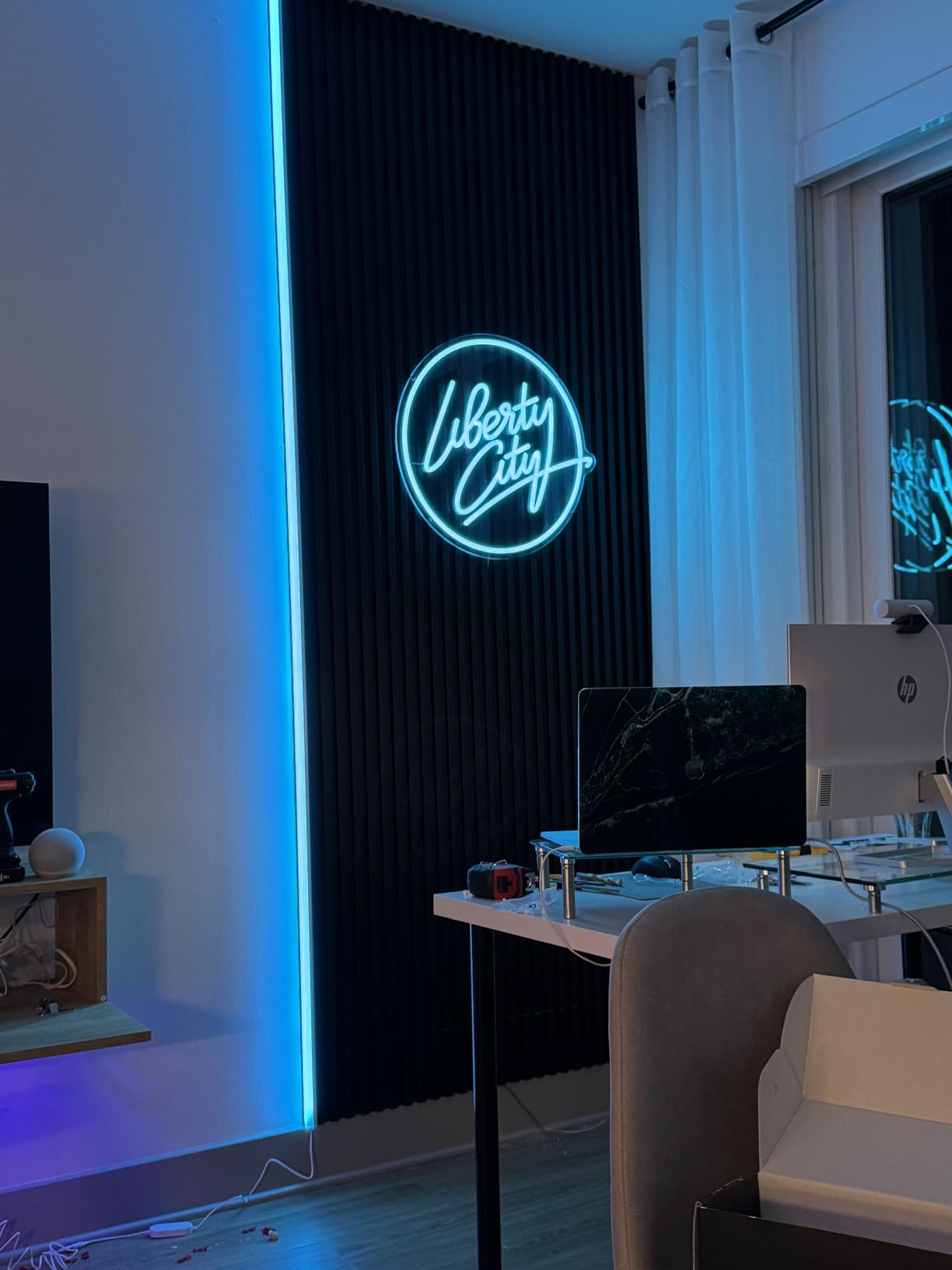 Custom Neon Signs, Personalized Dimmable LED Neon Signs for Family Birthday Bar Wedding Party Night Light & Company Logo or Business Signs customer photo 2