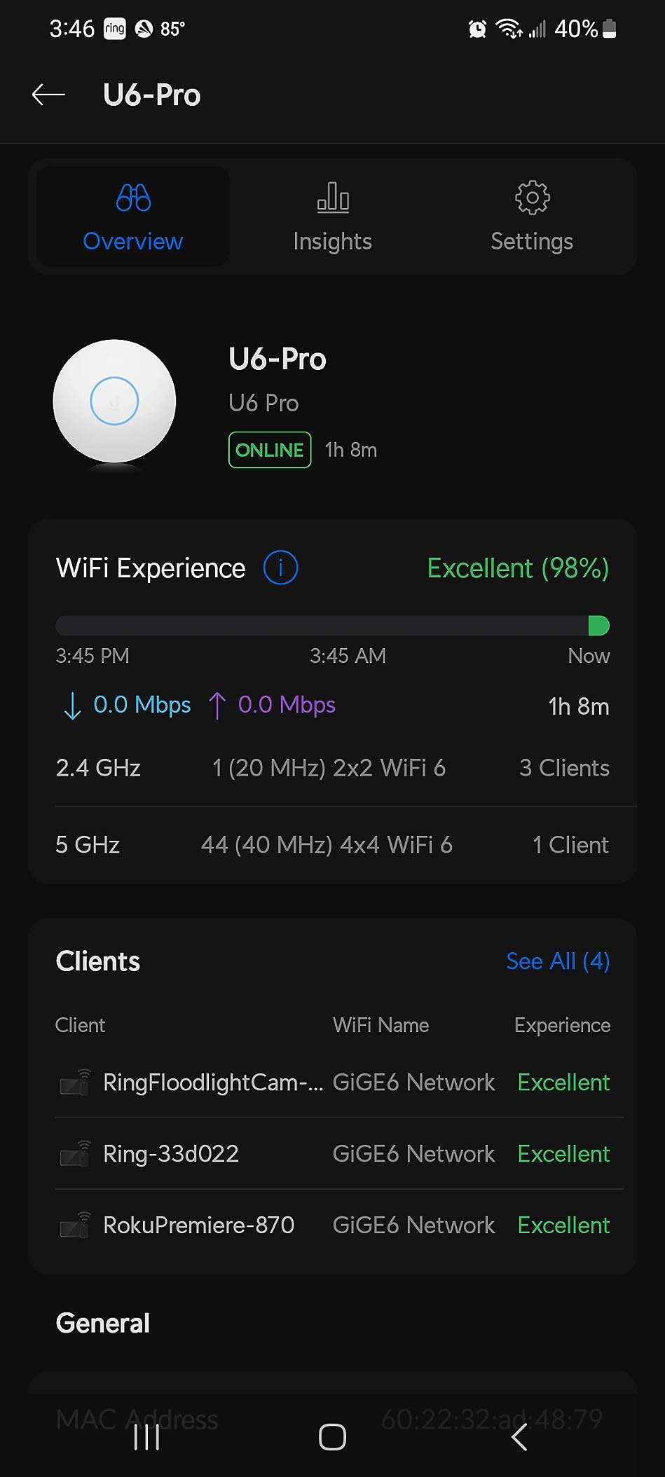 Ubiquiti UniFi 6 Pro Access Point | US Model, Wireless | PoE Adapter not Included (U6-Pro-US) customer photo 1