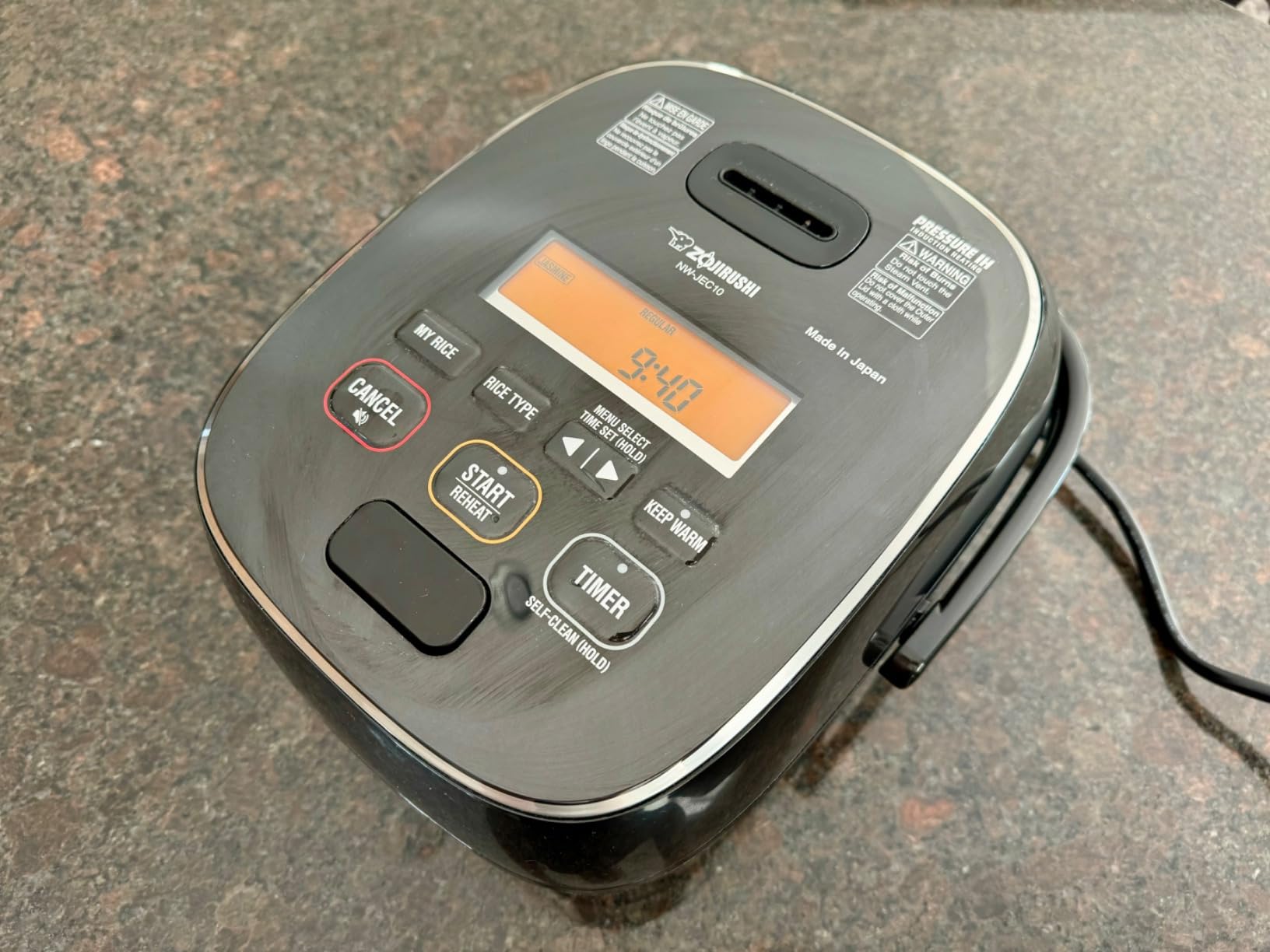 Zojirushi NW-JEC10BA Pressure Induction Heating (IH) Rice Cooker & Warmer, 5.5-Cup, Made in Japan customer photo 1