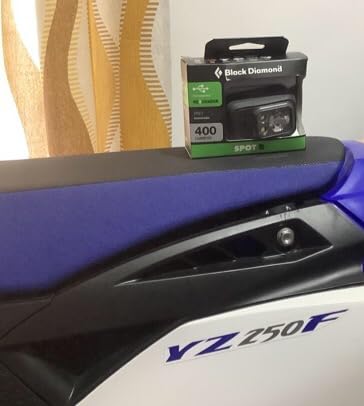 BLACK DIAMOND Spot 400-R Rechargeable Headlamp | 400 Lumens, Dimmable | Micro-USB Charging | Waterproof & Compact | Camping, Hiking, Running | Graphite customer photo 1