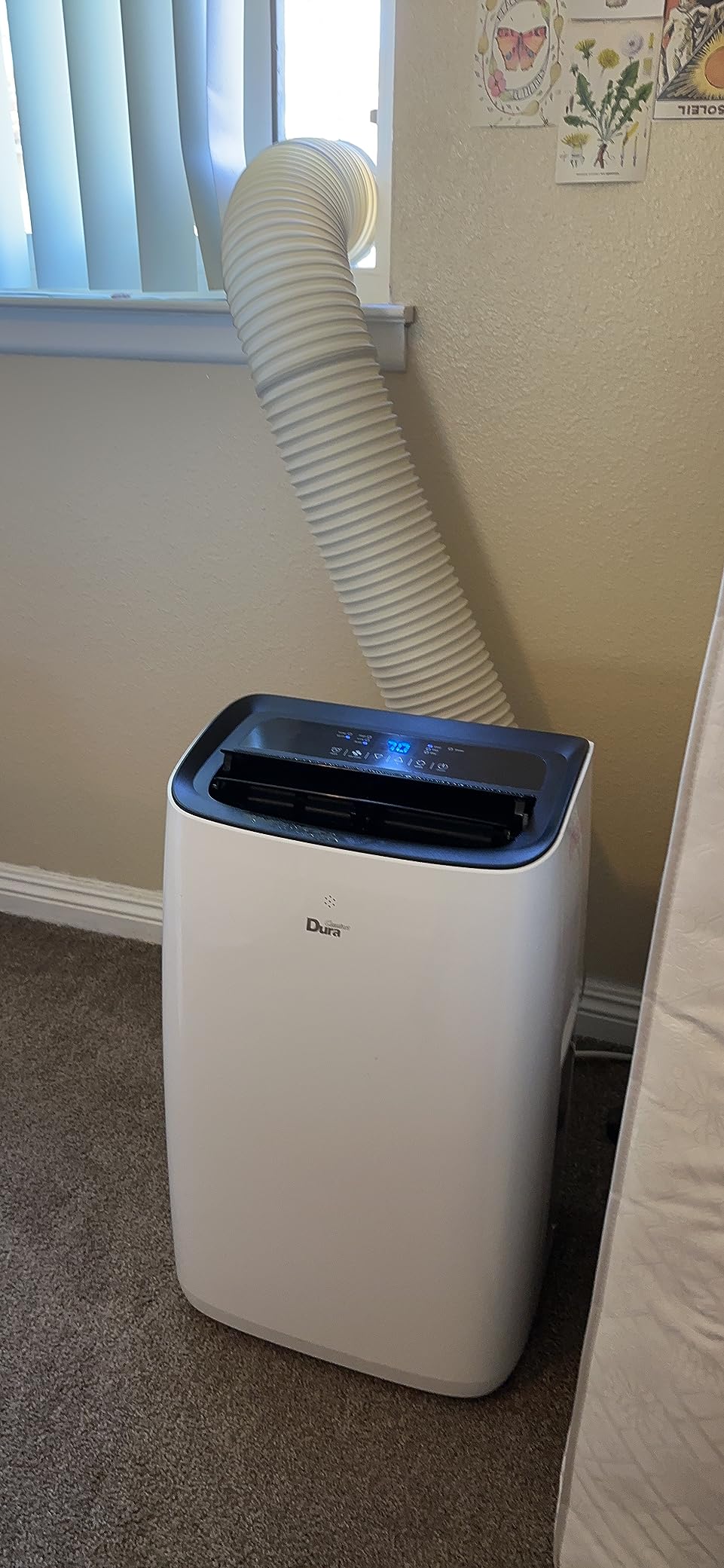 DuraComfort Smart Portable Air Conditioners, 12000 BTU(Ashrae) /8150 BTU (SACC) Quiet AC Unit, Built-in Dehumidifier and Fan Modes, Mobile App, Cools up to 350 Sq. Ft, White customer photo 1