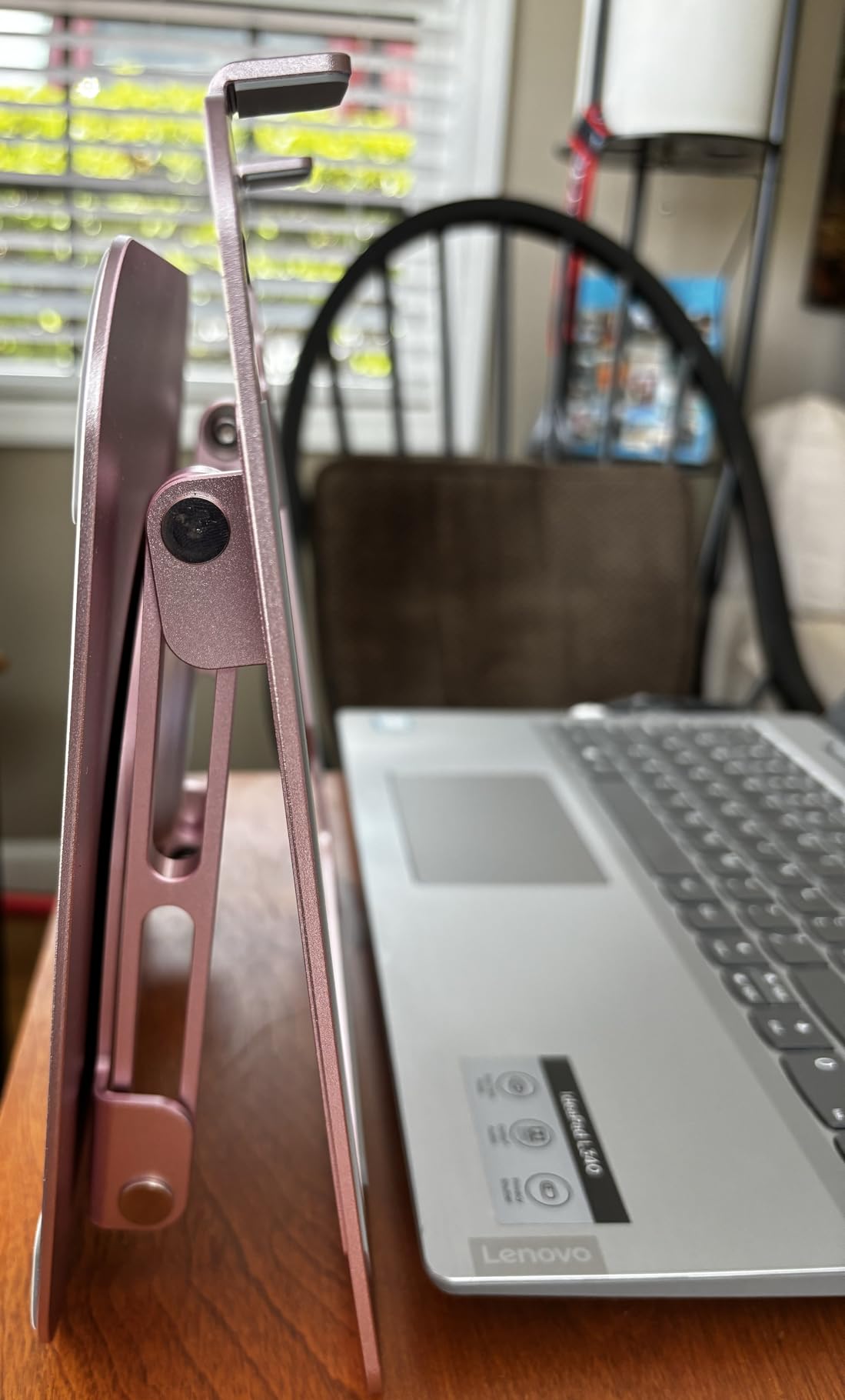 Laptop Stand for Desk, Adjustable Computer Stand with 360° Rotating Base, Ergonomic Laptop Riser for Collaborative Work, Foldable & Portable Laptop Stand, fits for All 10-16