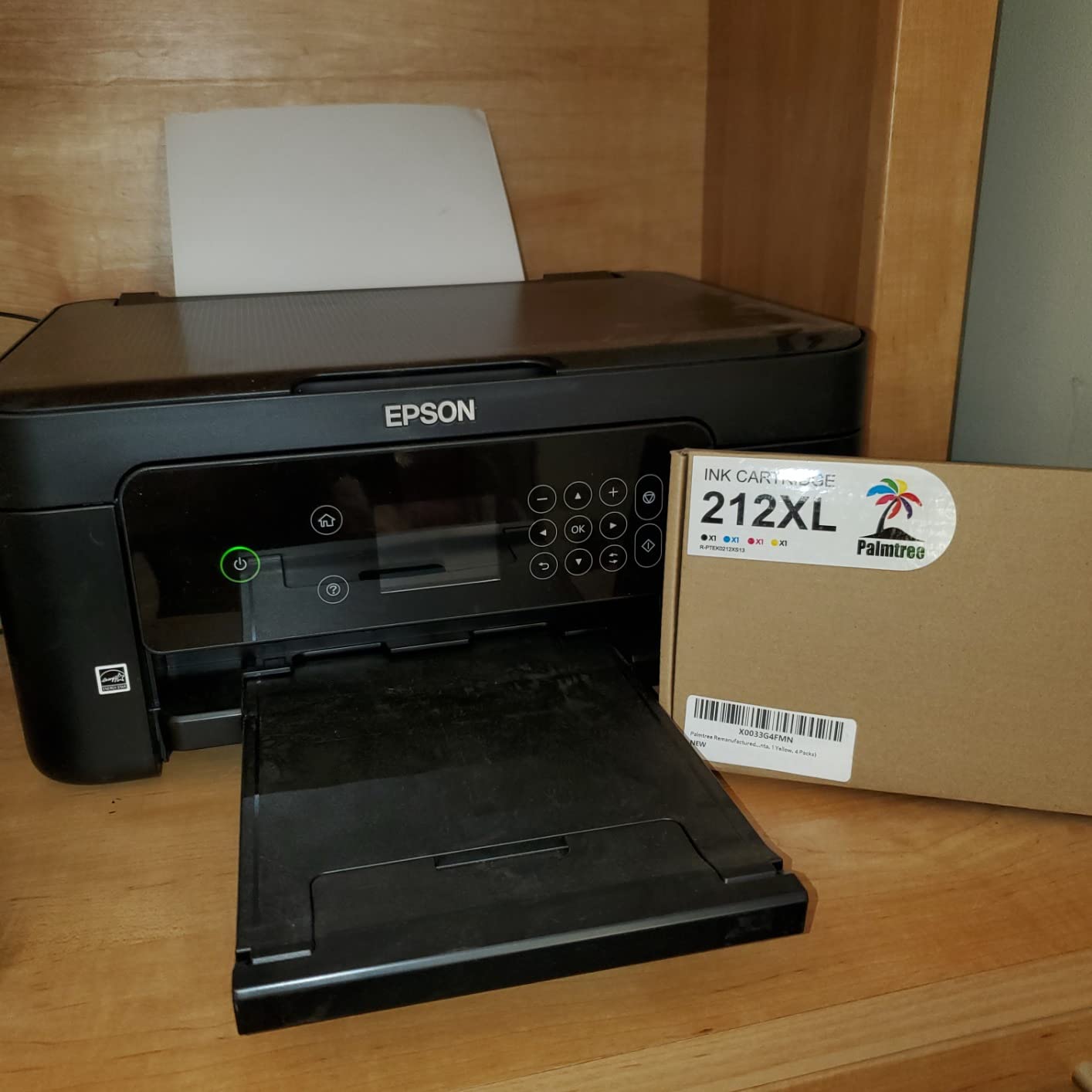 Epson EcoTank ET-4800 Wireless All-in-One Supertank Color Inkjet Printer, White - Print Copy Scan Fax - 10.0 ppm, 5760 x 1440 dpi, 8.5