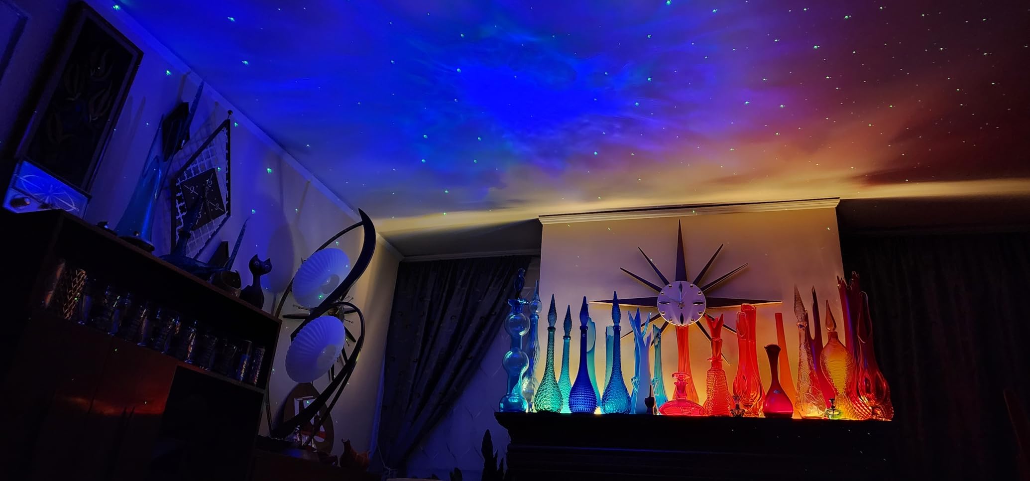 Astronaut Galaxy Projector, Star Projector Night Light with Remote Control & Timer, 360° Rotatable Head, 8 Nebula Effects, Adjustable Brightness for Kids Bedroom, Home Party Decor, Birthday Gift customer photo 2
