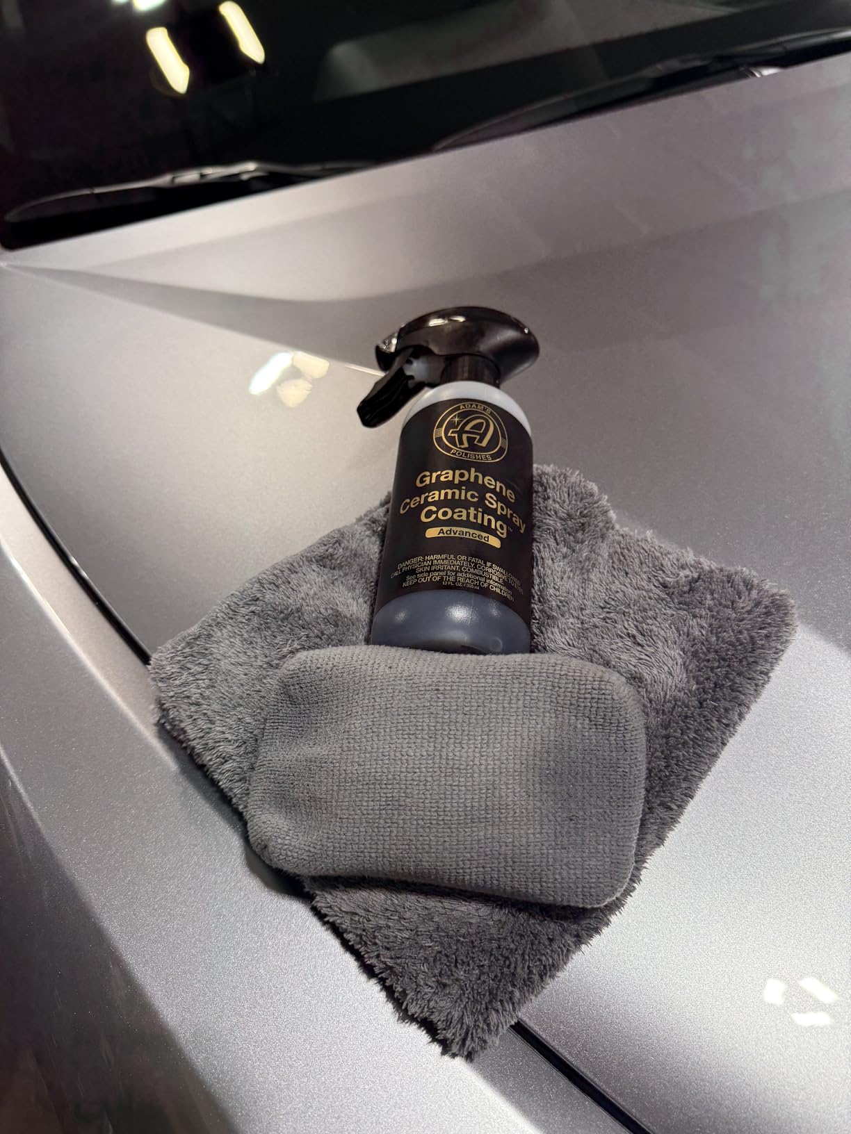 Adam's Advanced Graphene Ceramic Spray Coating Kit - 18+ Months Sprayable Graphene Oxide Ceramic Coating for Cars, Boats, RV's & Motorcycle - Adds Extreme Gloss, Depth, Shine & Protection customer photo 1