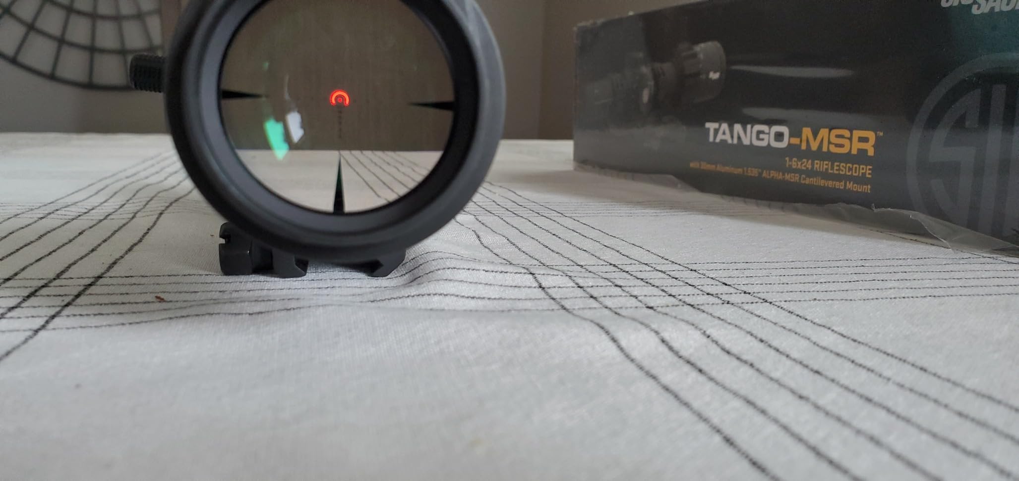 SIG SAUER Tango-MSR LPVO 1-6x24mm Riflescope - Second Focal Plane, Includes Alpha-MSR Mount customer photo 1