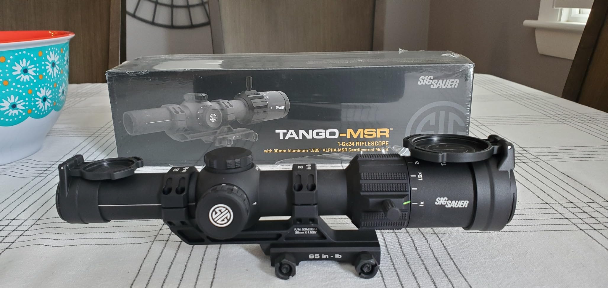 SIG SAUER Tango-MSR LPVO 1-6x24mm Riflescope - Second Focal Plane, Includes Alpha-MSR Mount customer photo 2