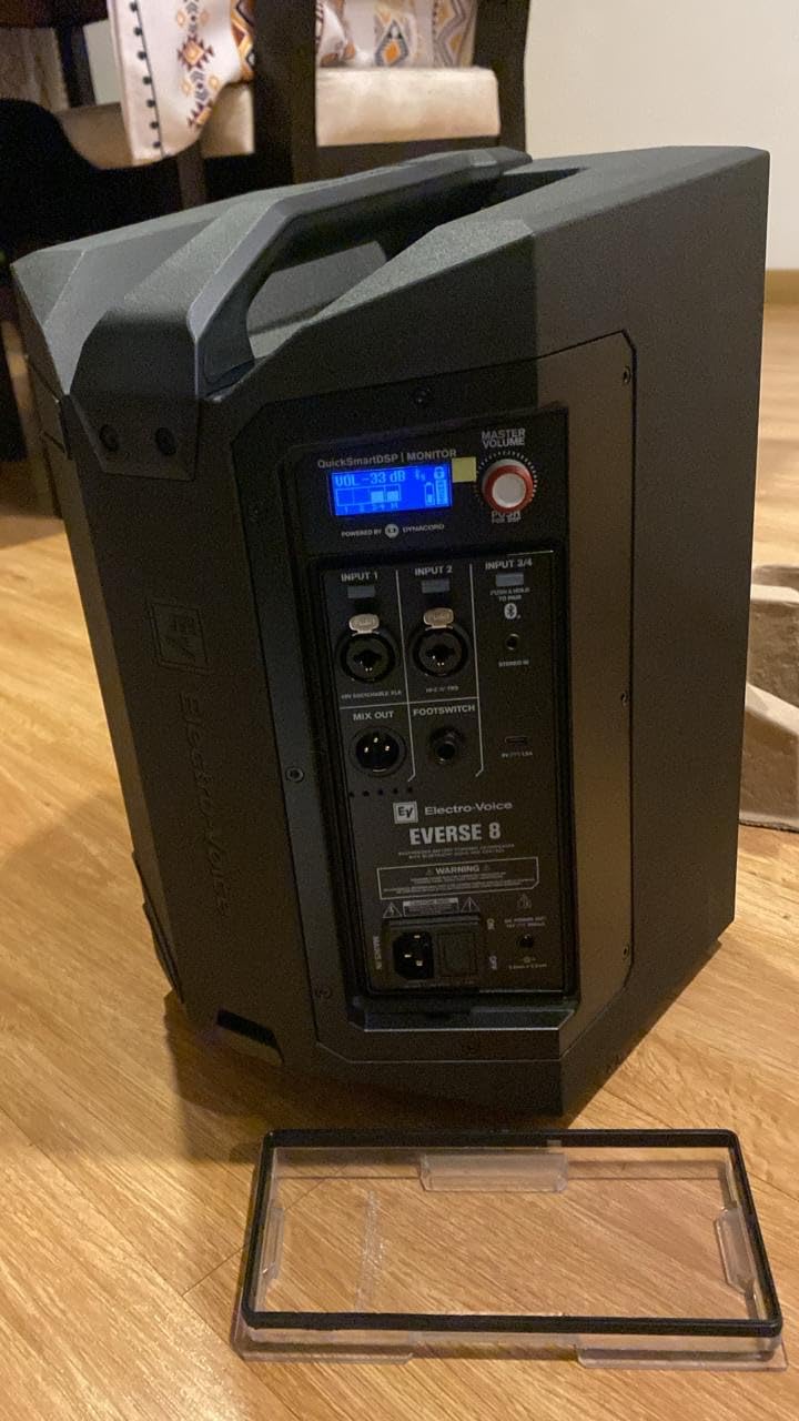 Electro-Voice EVERSE 8 8-Inch Compact Lightweight Weatherized 2-Way Battery Powered Loudspeaker with Bluetooth Audio and Control customer photo 1