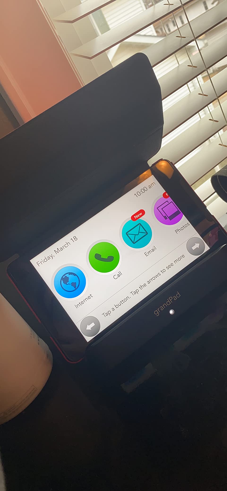 GrandPad Easy to Use Tablet & Phone for Seniors [Locked - Not Compatible with Other Wireless Carriers - Requires a Plan] customer photo 1