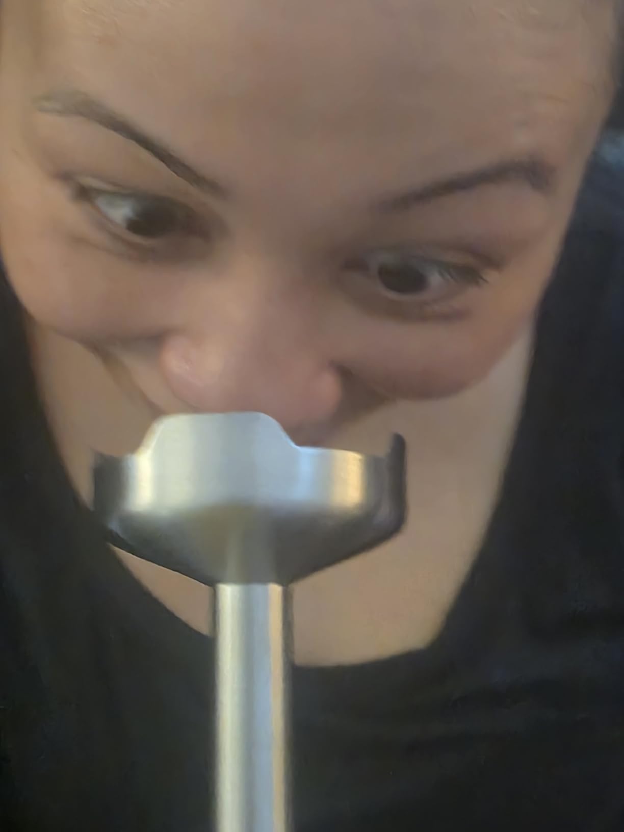 Bonsenkitchen Hand Blender, Immersion Blender with 2 Mixing Speed, Electric Handheld Mixer Portable Stick Mixer with Stainless Steel Blades for Soup, Smoothie, Puree, Baby Food customer photo 1