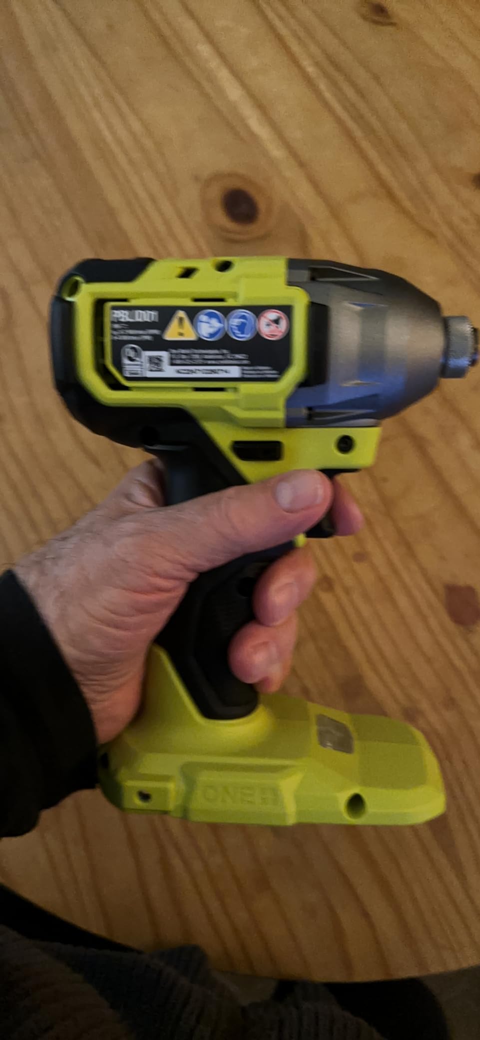 Ryobi ONE+ HP 18V Brushless Cordless 1/4 in. Impact Driver Tool Only customer photo 2