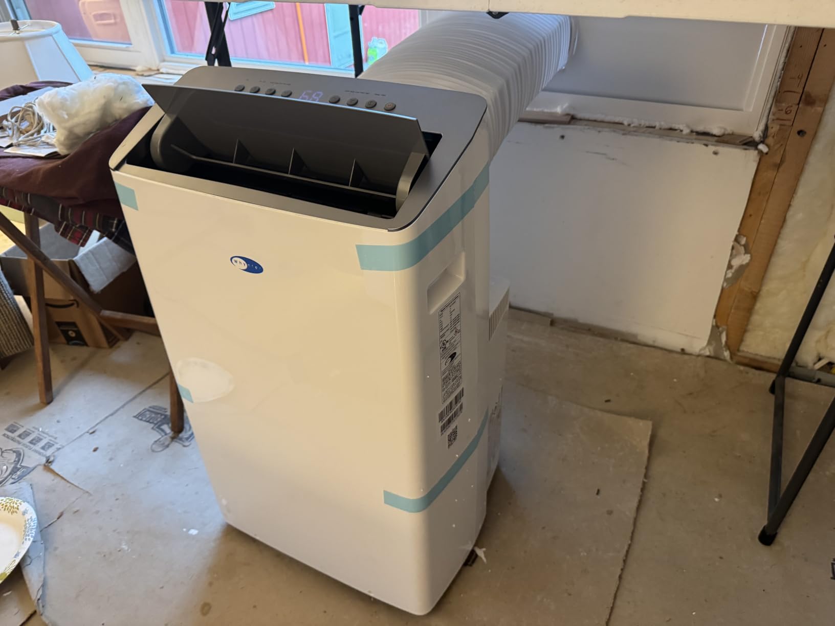Whynter ARC-1230WN 14,000 BTU (12,000 BTU SACC) NEX Inverter Dual Hose Cooling Portable Air Conditioner with Smart Wi-Fi, Up to 600 sq ft customer photo 1