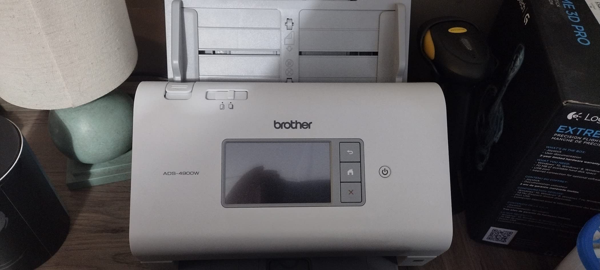 Brother ADS-4900W Professional Desktop Scanner with Fast Scan Speeds, Duplex, Wireless, and Large Touchscreen customer photo 1